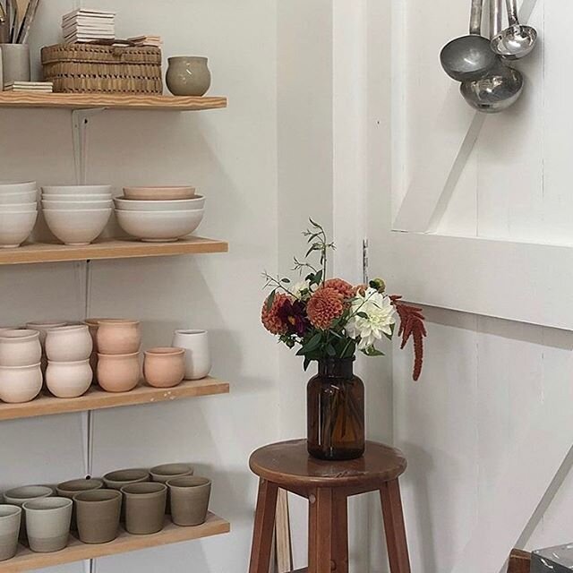Our sweet friend @sophielowennaceramics studio... do give this talented soul a follow. Beautiful vase Soph ☺️