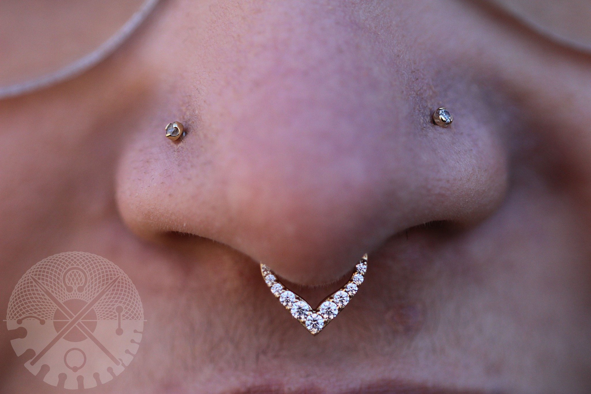 We love to see a nose just shine! The RISE &amp; SHINE from @buddhajewelryofficial 

Good Life is appointment only for all services, consultations and even just to browse our jewelry selection. We are available for appointments through our online boo