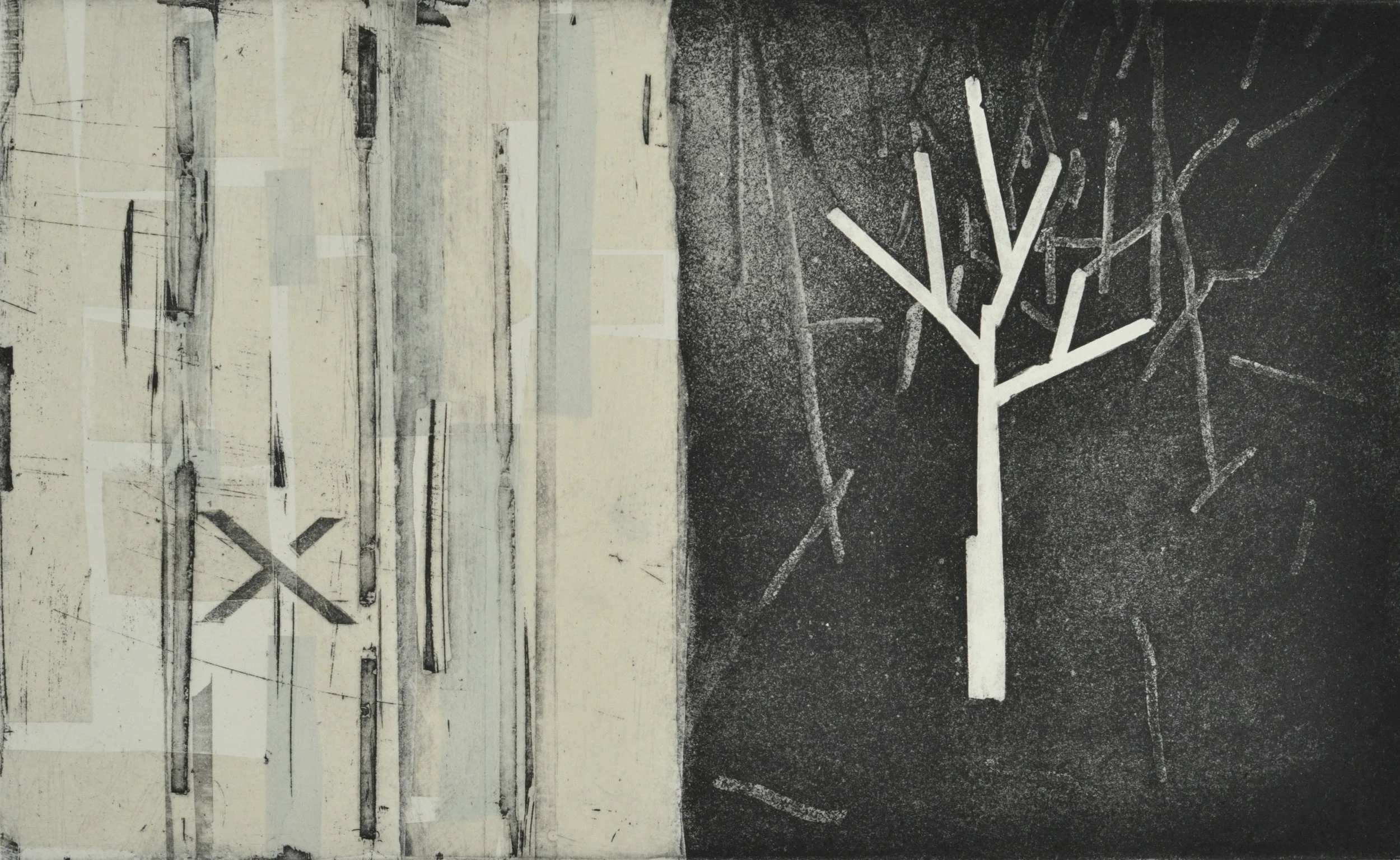 Conflicted | intaglio print