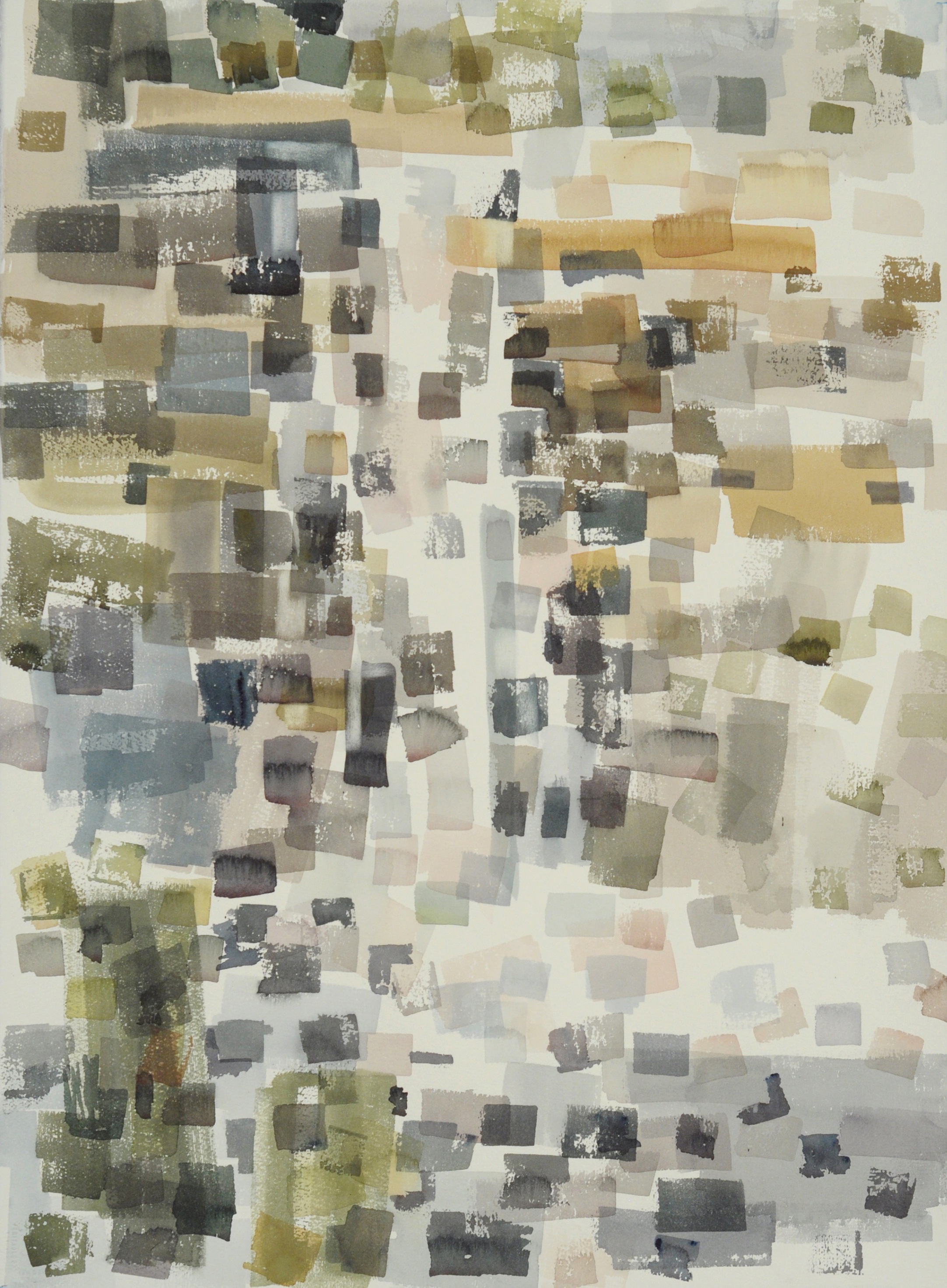 Minnehaha Falls abstraction 2 | 30" x 22" watercolor