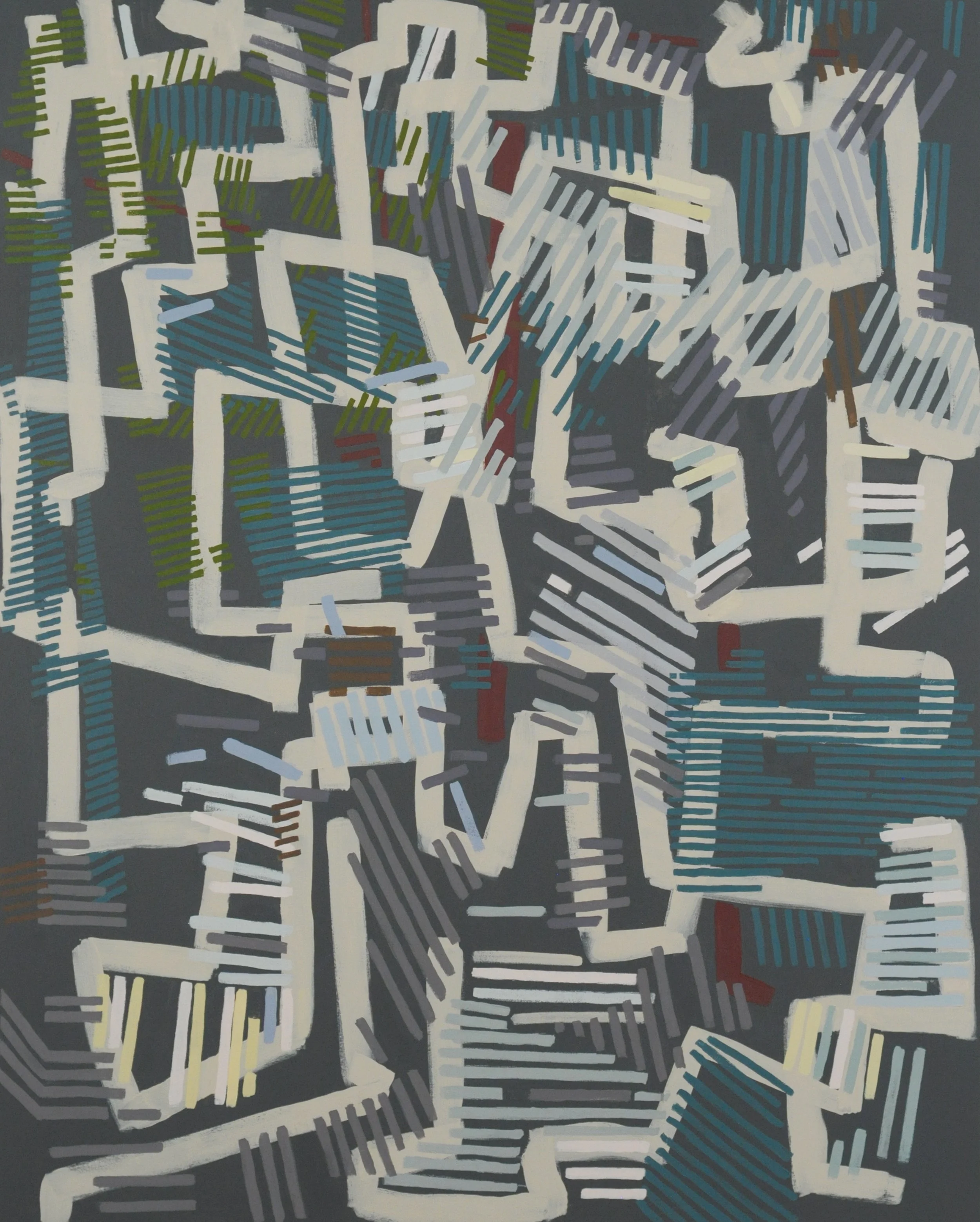 Tighter | acrylic on canvas | 60" x 48"
