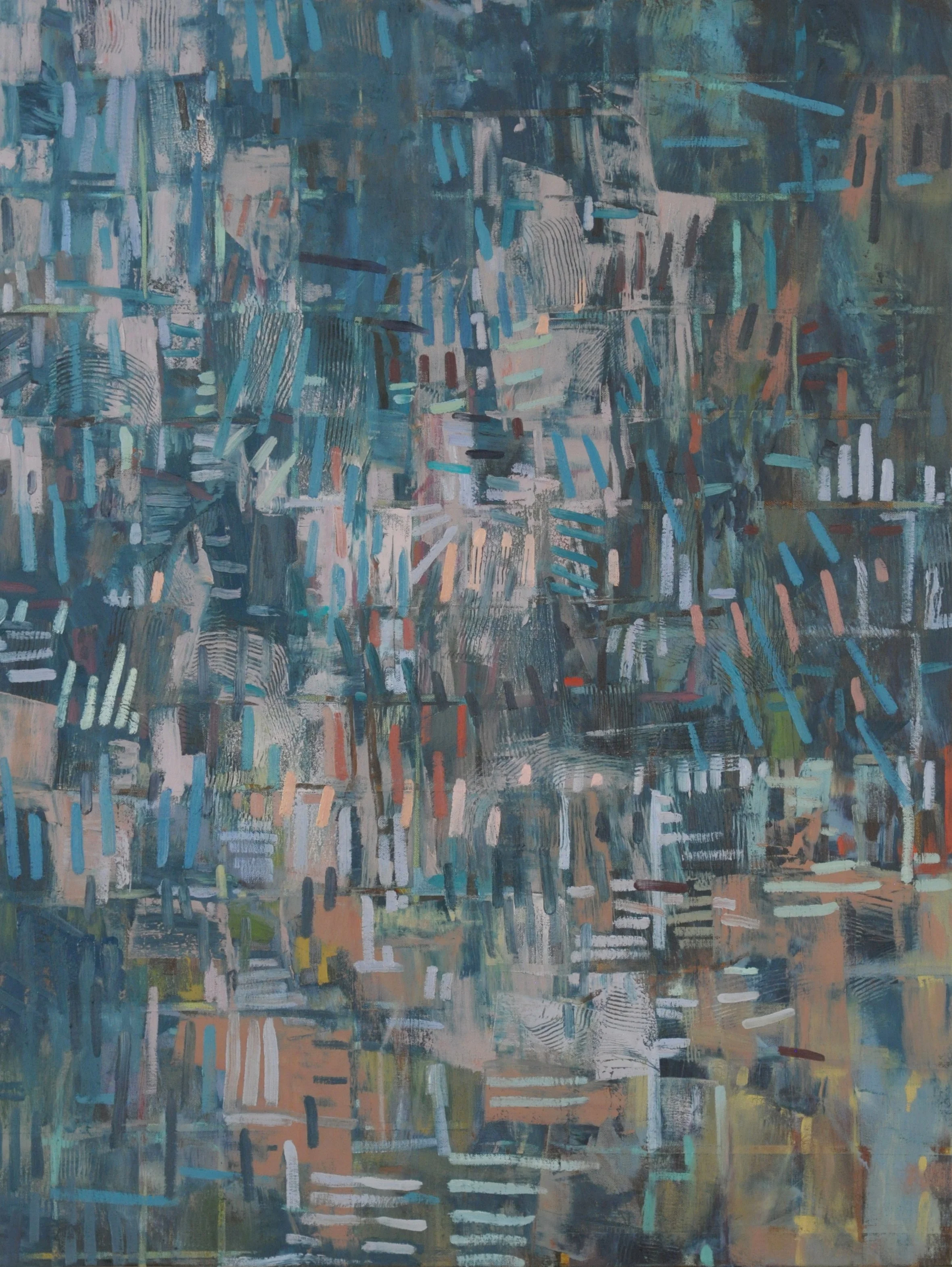 SOLD Boulevard 1 | oil on canvas | 40" x 30"