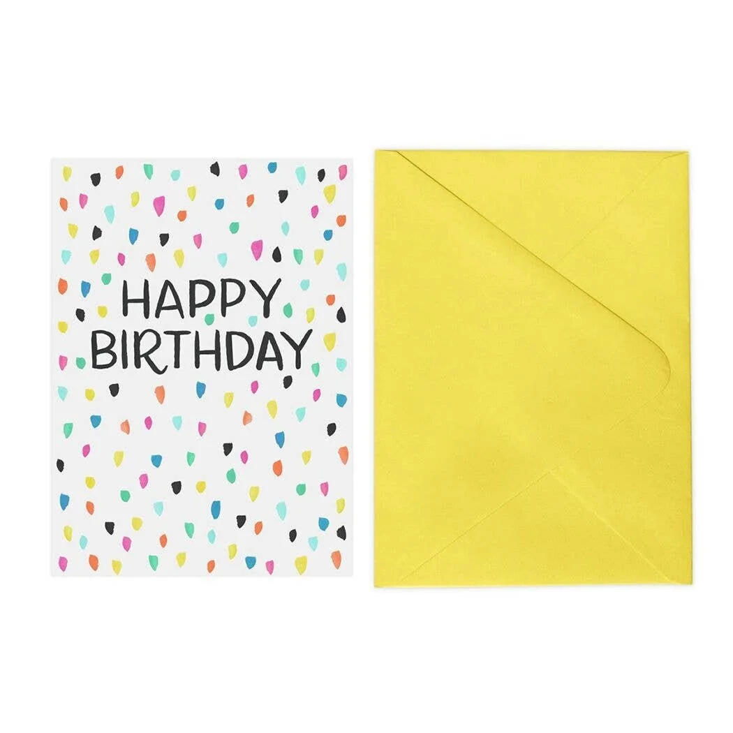 Confetti Birthday Card — Farmhouse Napa Valley