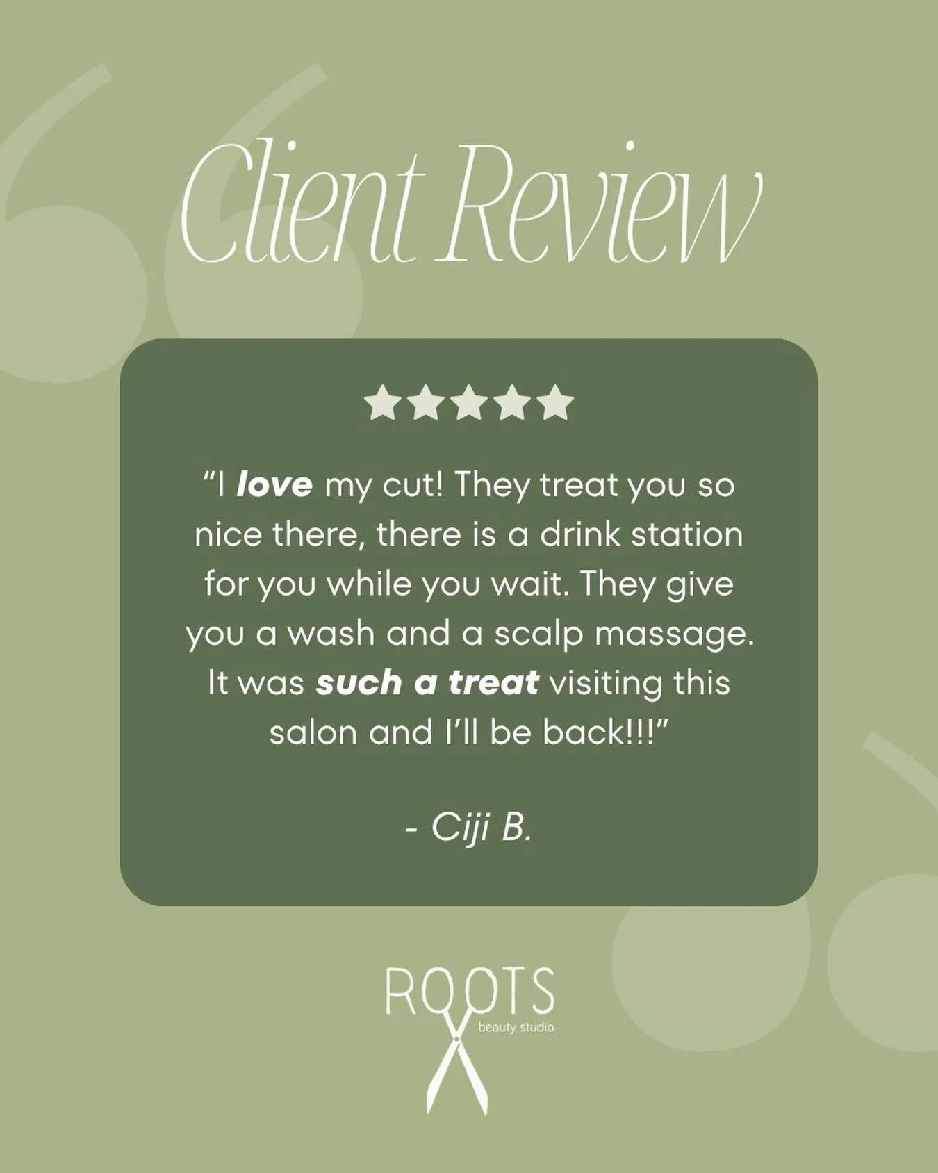And that&rsquo;s why we do what we do 🤍

Visit and the link in our bio and experience what we have to offer for yourself, your chair is waiting! 

#rootsbeautystudio #fortcollinshairsalon #clientlove #goodreviews