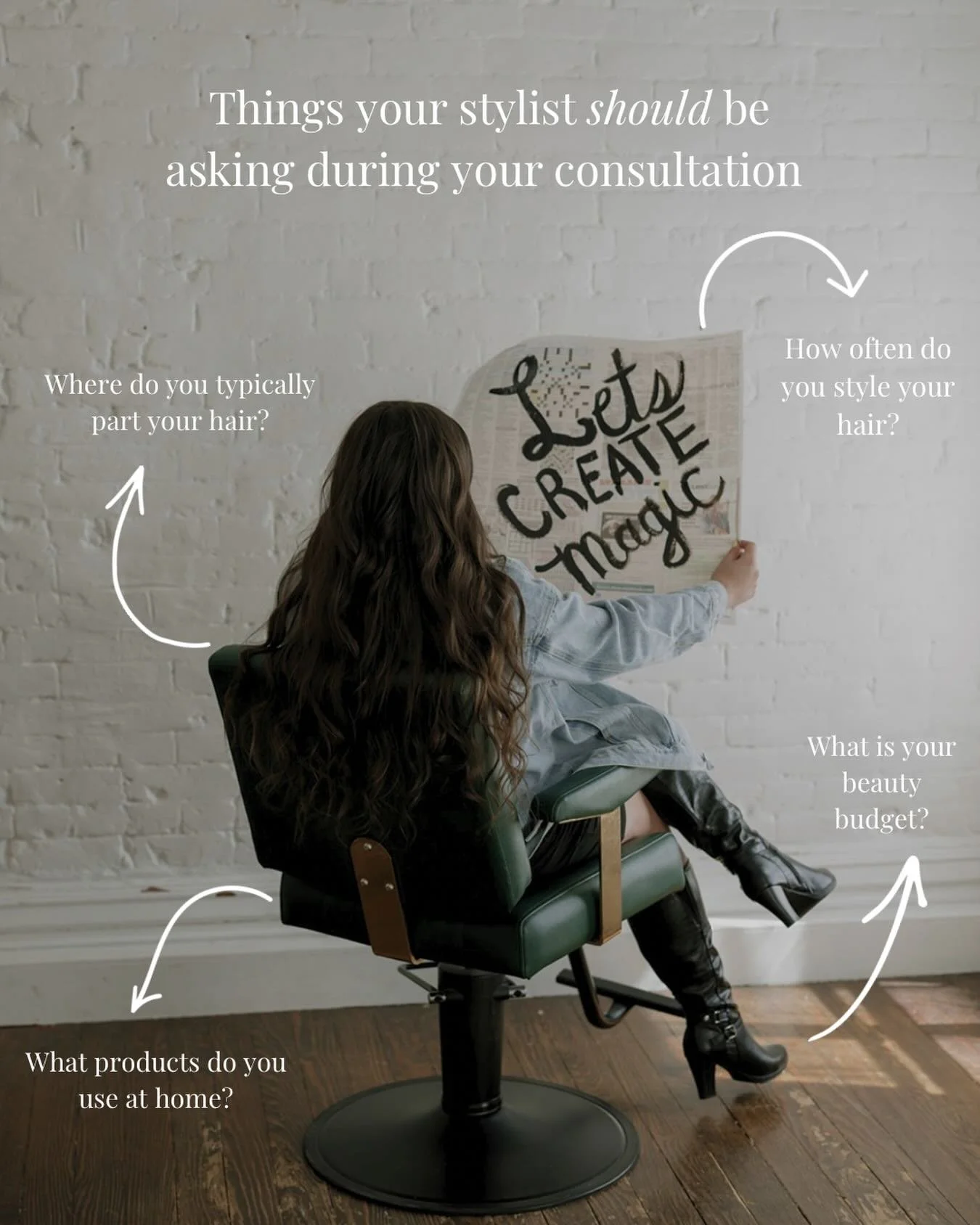 A great hair appointment starts long before the first foil is placed or the first snip is made. ✨

When you&rsquo;re a new client, your consultation is one of the most important parts of your visit. It&rsquo;s our chance to get to know YOU, not just 