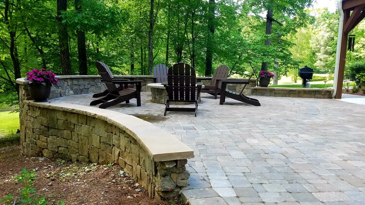 How To Make The Most Of Your Sloped Yard Full Circle Land Design - How To Build A Paver Patio On Sloped Yard How To Make The Most Of Your Sloped Yard Full Circle Land Design - How To Build A Paver Patio On Sloped Yard