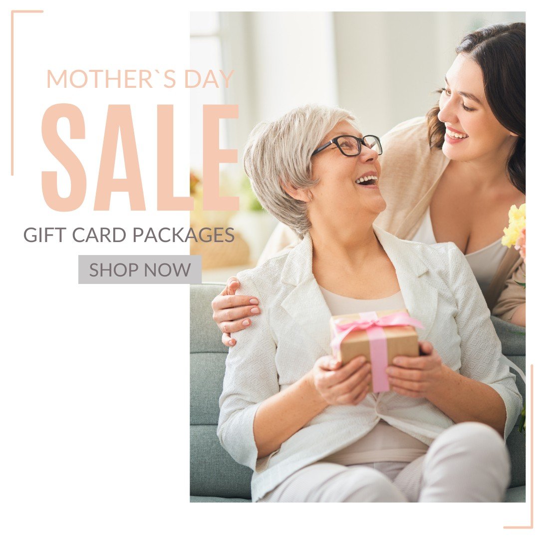 🎁💕 This Mother's Day, give the gift of choice and luxury with our tiered gift card packages! Whether it's the 'Treat,' 'Delight,' or 'Spoil' tier, you're treating mom to a day of indulgence and beauty. Show her how much she means to you! 💆&zwj;♀️✨