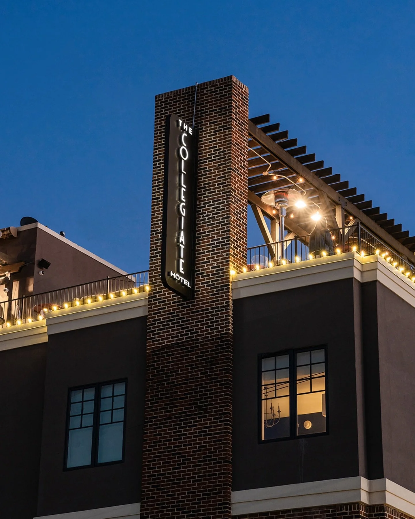 The Collegiate Hotel is Auburn charm at its finest🧡 

From their rooftop views to the cozy boutique feel, every detail creates an unforgettable experience. We&rsquo;ve loved working with them to keep their roofline shining bright year-round in the h