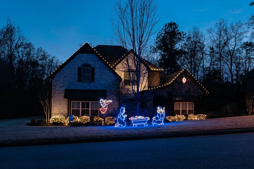 Lighted displays make your home unforgettable❤️

From manger scenes to full Christmas setups, we&rsquo;ve got options to match any style.

Call (334) 663-4446 for a free bid - limited spots available for the rest of the season.