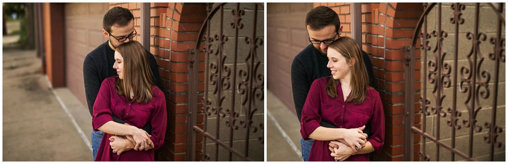 bloomfield coffee shop engagement session at friendship perk and brew pittsburgh pa