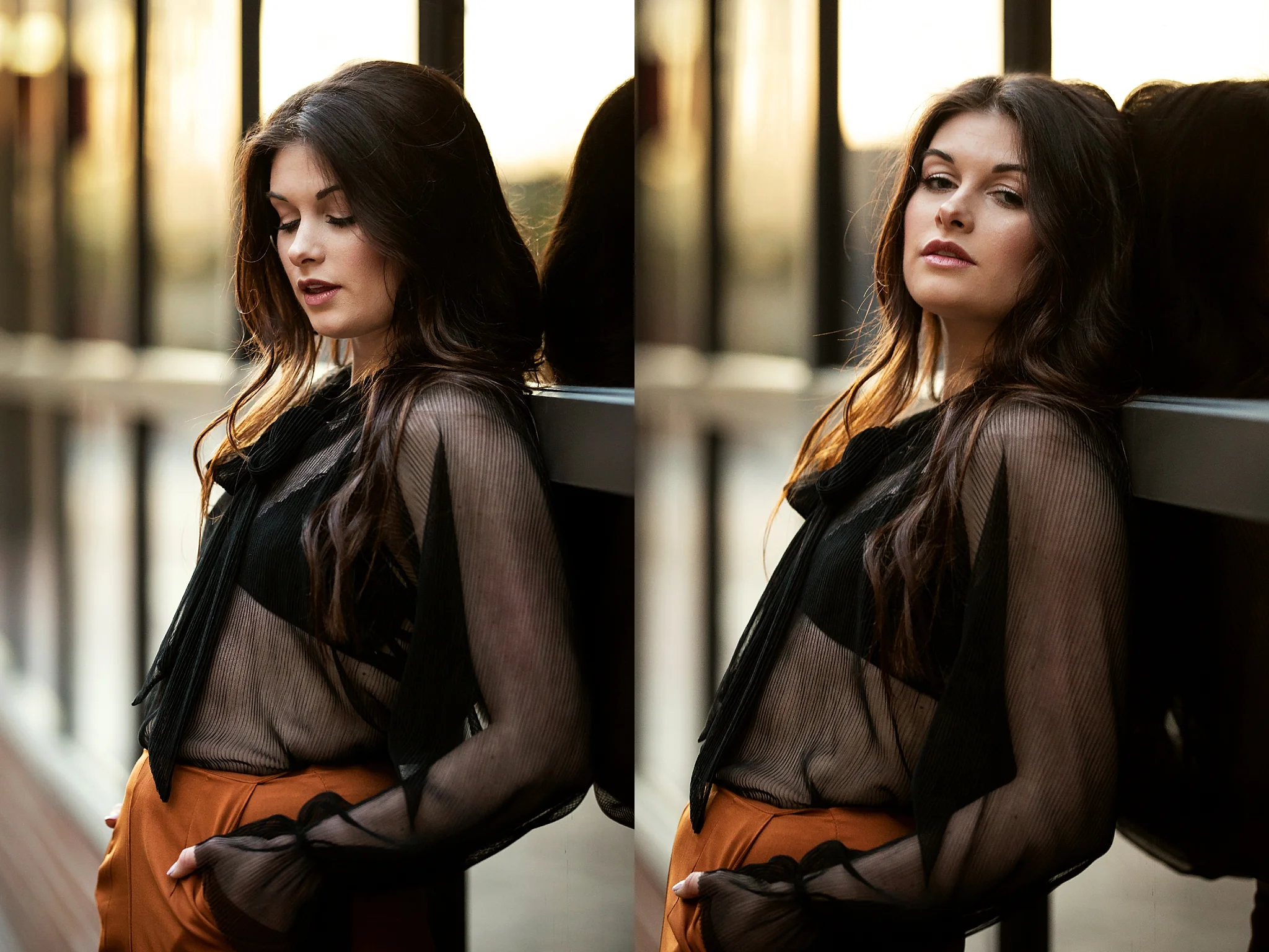 Kayla Anderson Downtown San Diego, California Sunset Photoshoot - Victoria Irene Photography