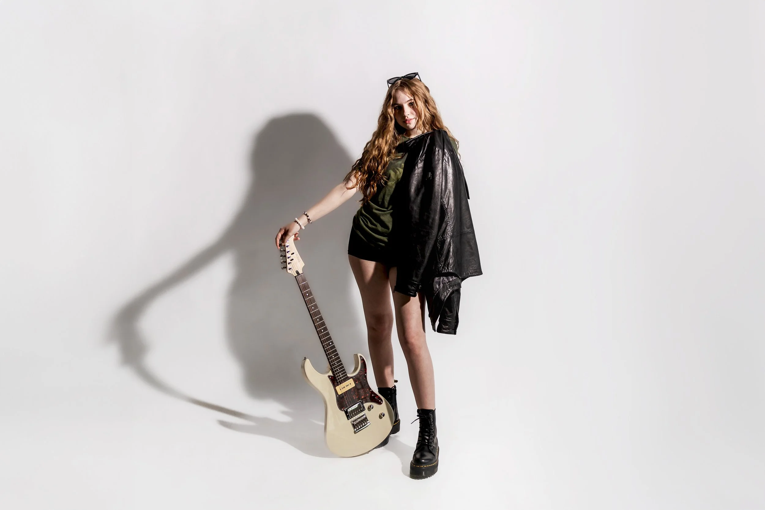 high school senior studio guitar