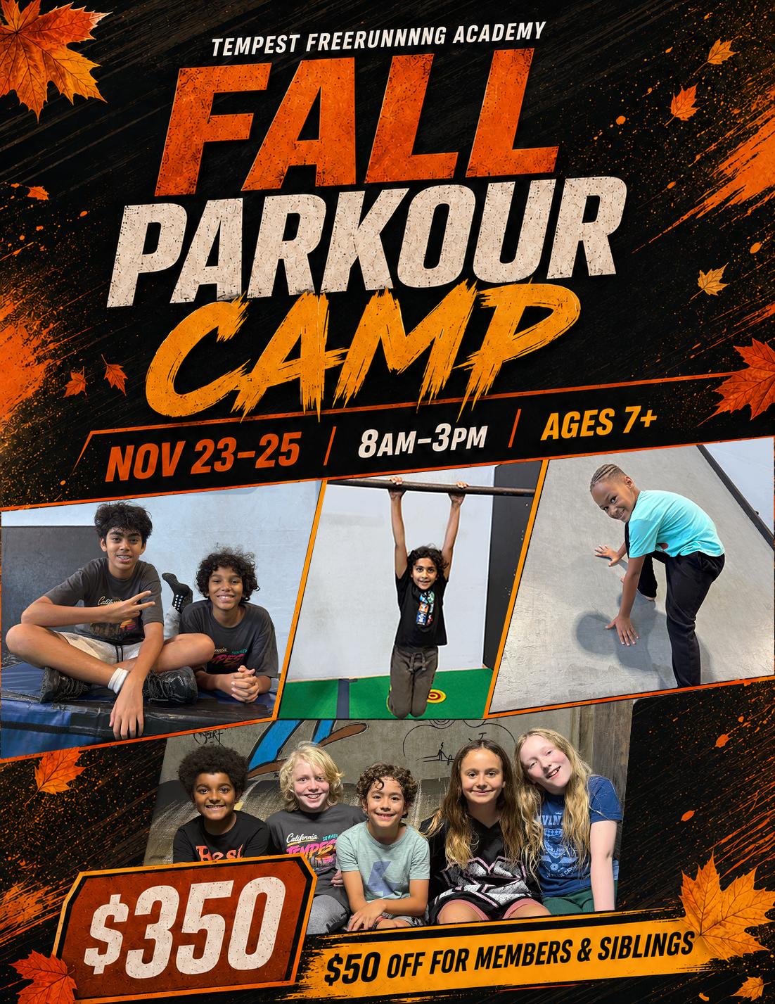Fall Parkour Camp