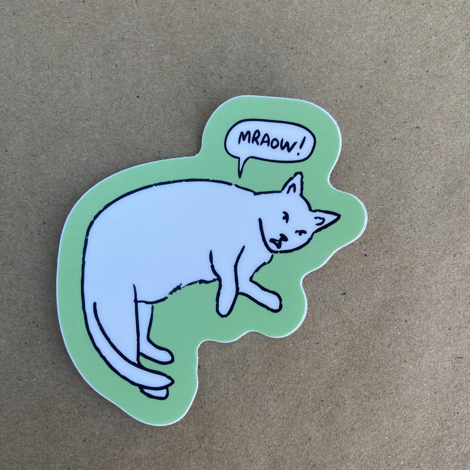 angry cat' Sticker