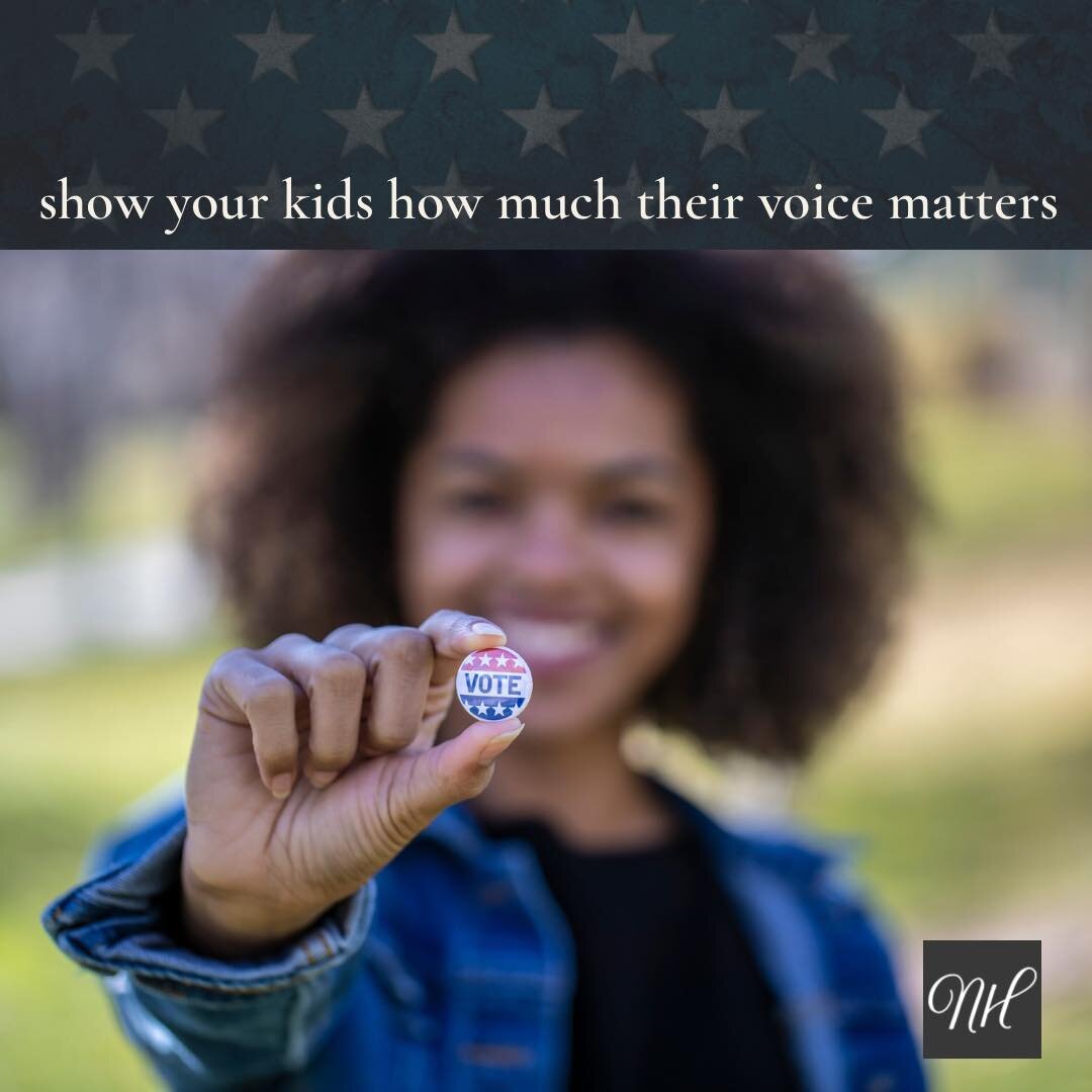Today is #VotingDay ⭐️ it&rsquo;s a great time to talk with our kids about voting&mdash; why we do it, how it is our right &amp; responsibility to vote, and how our voices matter &amp; deserve to be heard! 

#nannyharmony #govote #leadbyexample #nann