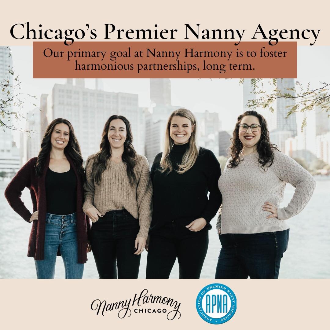Who is Nanny Harmony? ⬇️ 

We are Chicago's premier nanny agency. We hold ourselves to the highest standard&mdash; we are licensed, insured, and bonded &amp; we have special, customized elements to our process that supports both nannies and families 