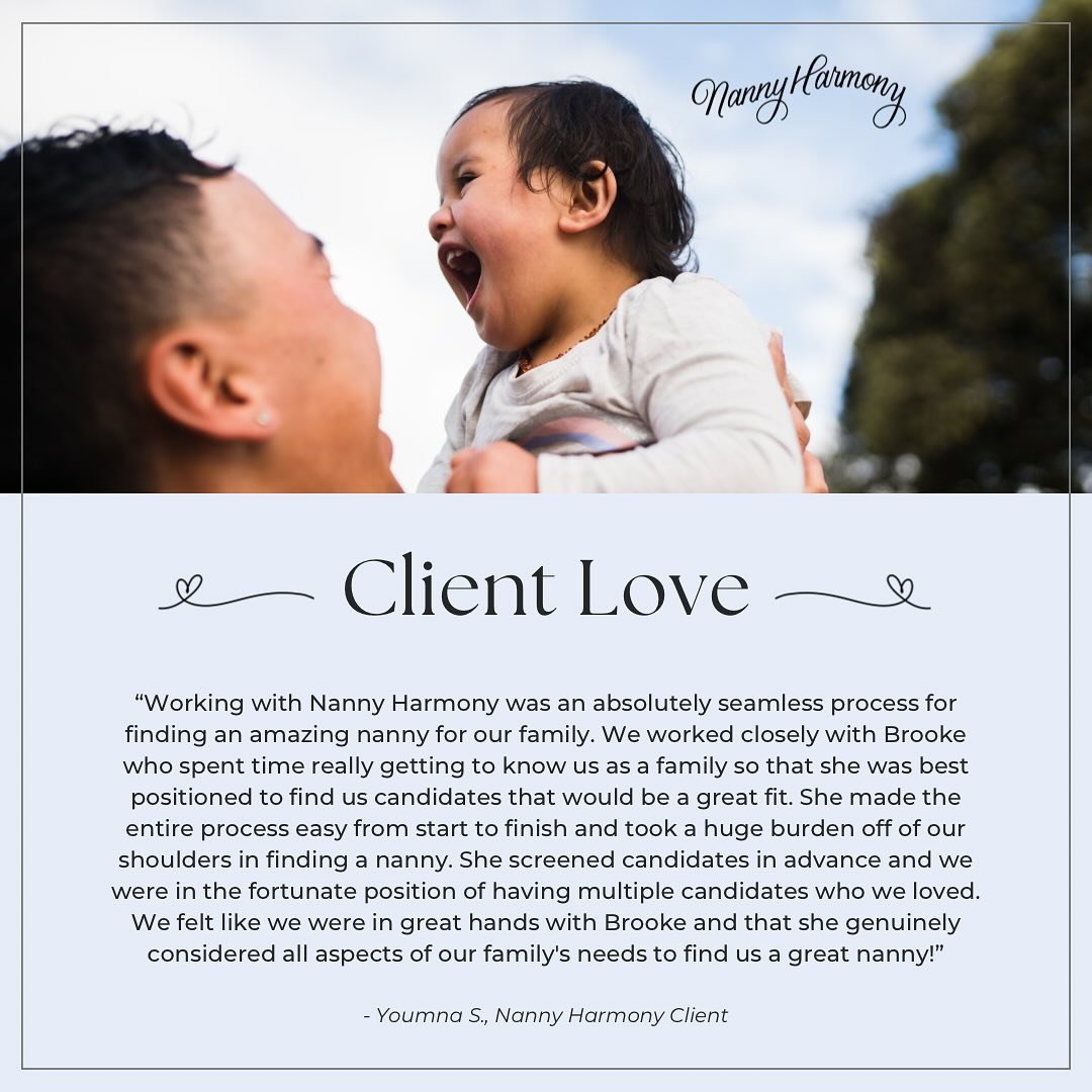 At Nanny Harmony, this is why we do the work that we do. Matching loving families and passionate, experienced nannies is what moves us, inspires us, and matters to us most.

As a team of long-time career nannies, we know the ins and outs of this indu