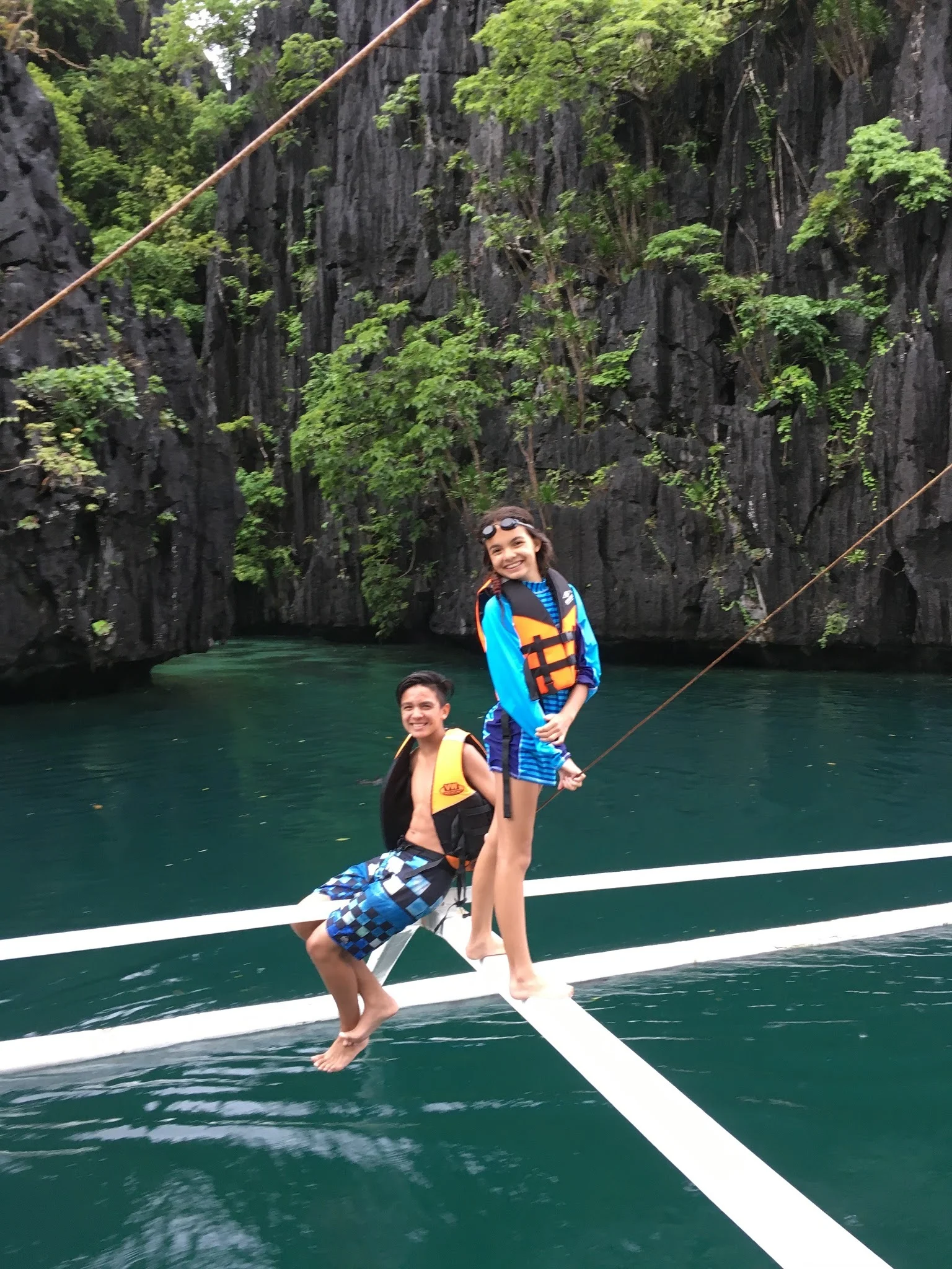 Floating through Big Lagoon