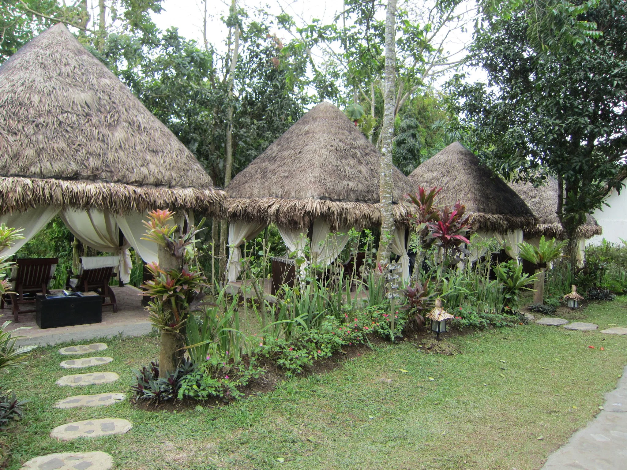 Massage huts