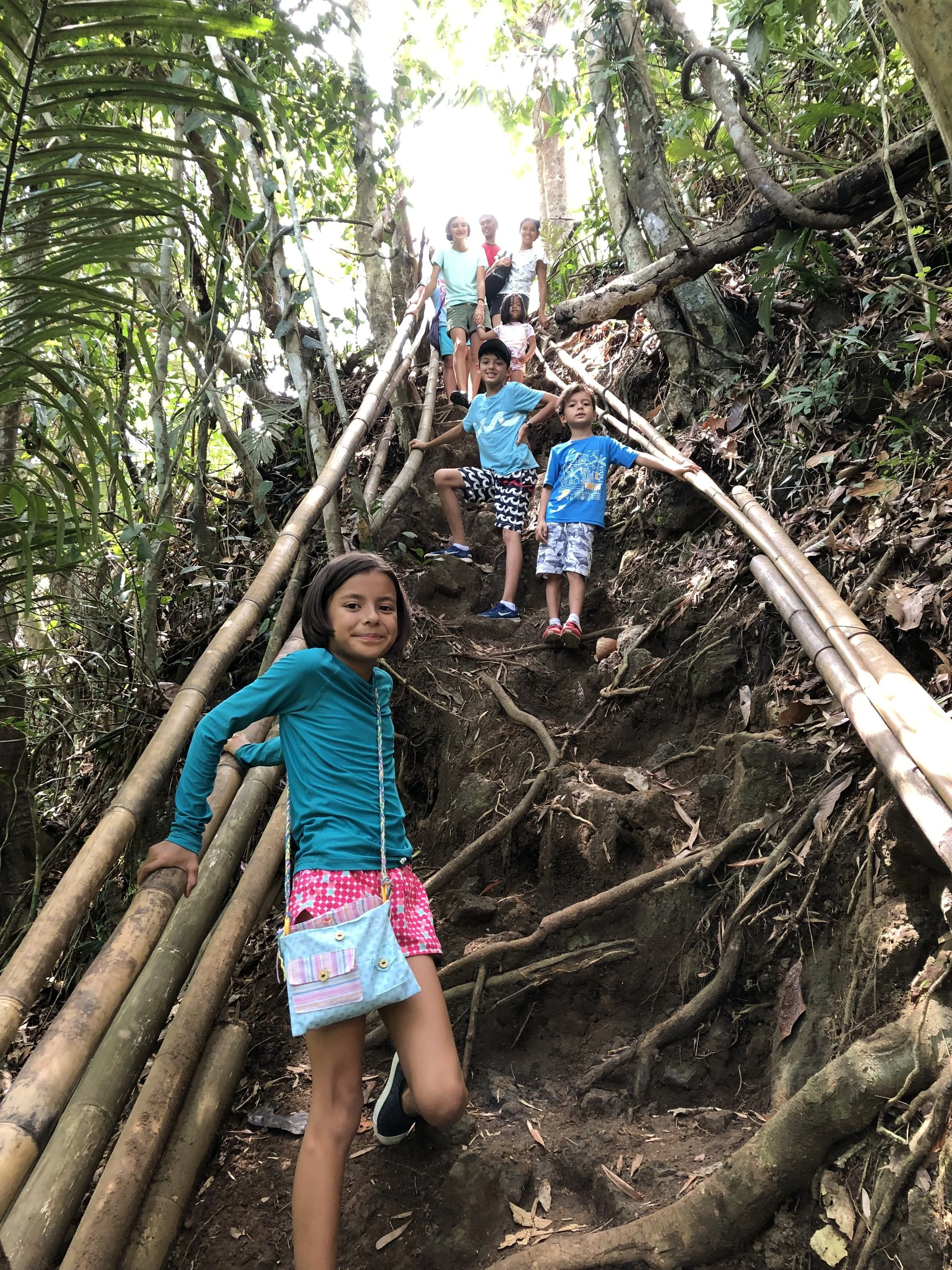Climbing down the 80% incline