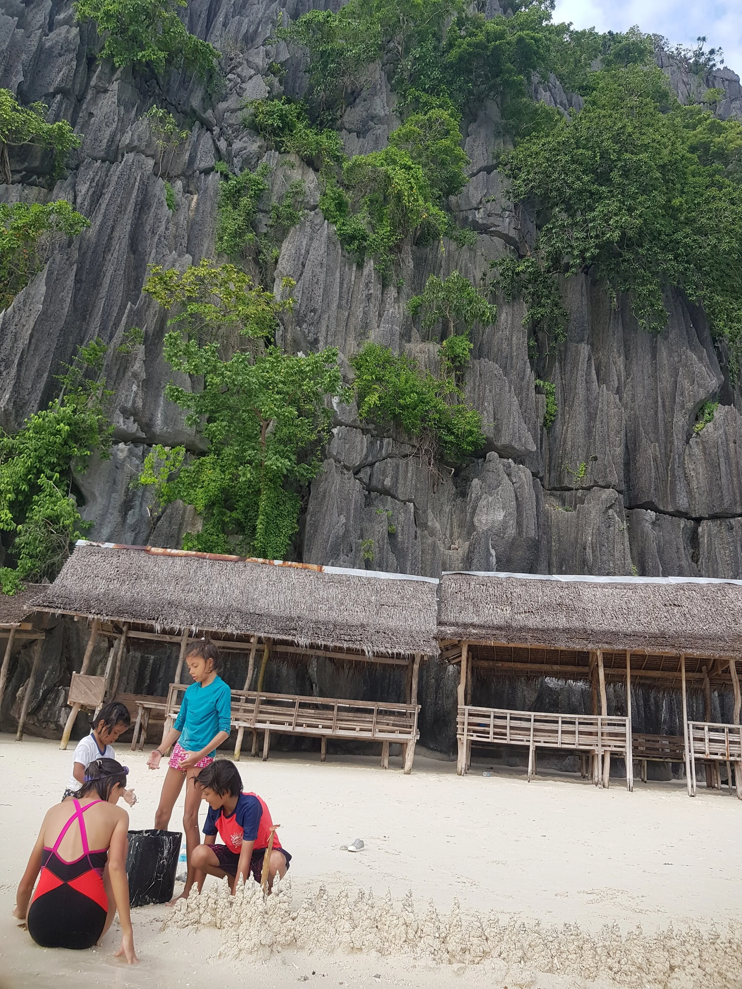 Playing for hours at Banul Beach