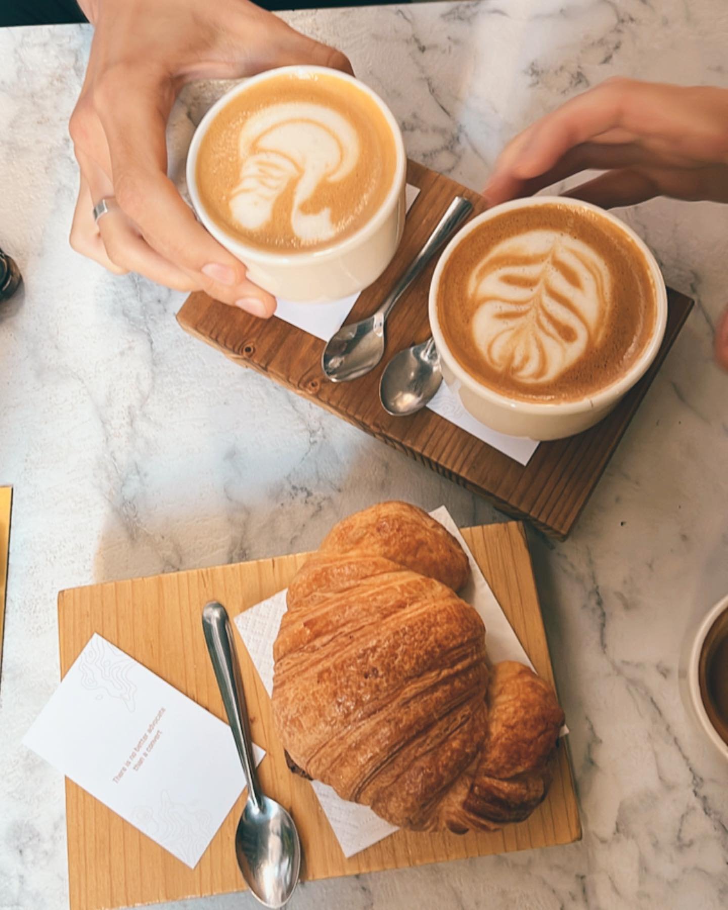 This is how we start Fridays.

Suggestion 1) order a baked good, because&hellip; it&rsquo;s Friday 

Suggestion 2) invite a friend (or bring that friend a coffee) 

Suggestion 3) take a moment to relax. To look around and realise how lucky you are to