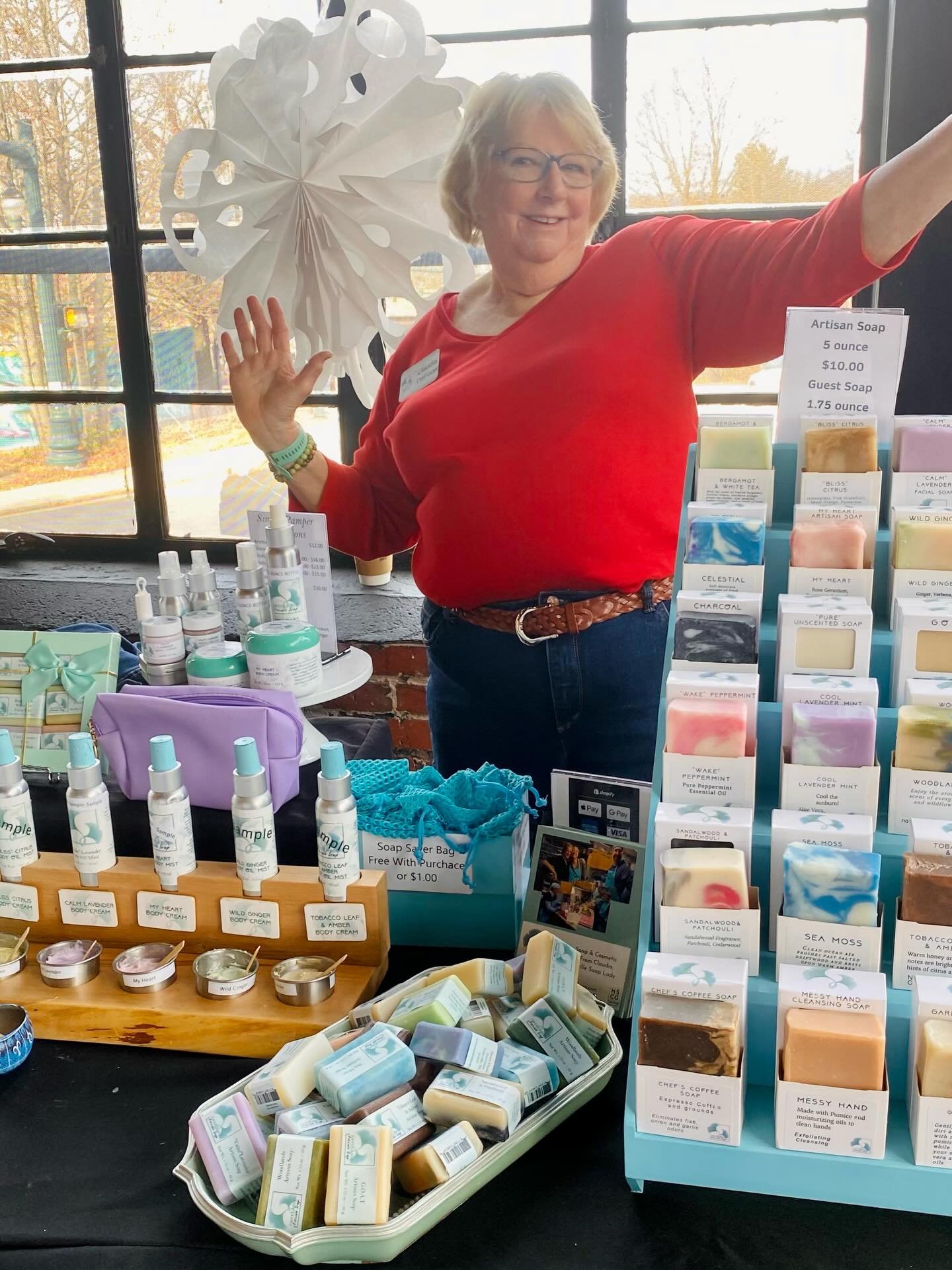 Make and take your own holiday soap this weekend! Join Claudia, the Asheville Soap Lady of SWEETABODE in a creative and hands-on experience, fun for the whole family 🫧🫧🫧

Saturday + Sunday, Dec 13 + 14

1-4pm, it will take about 20 minutes to crea