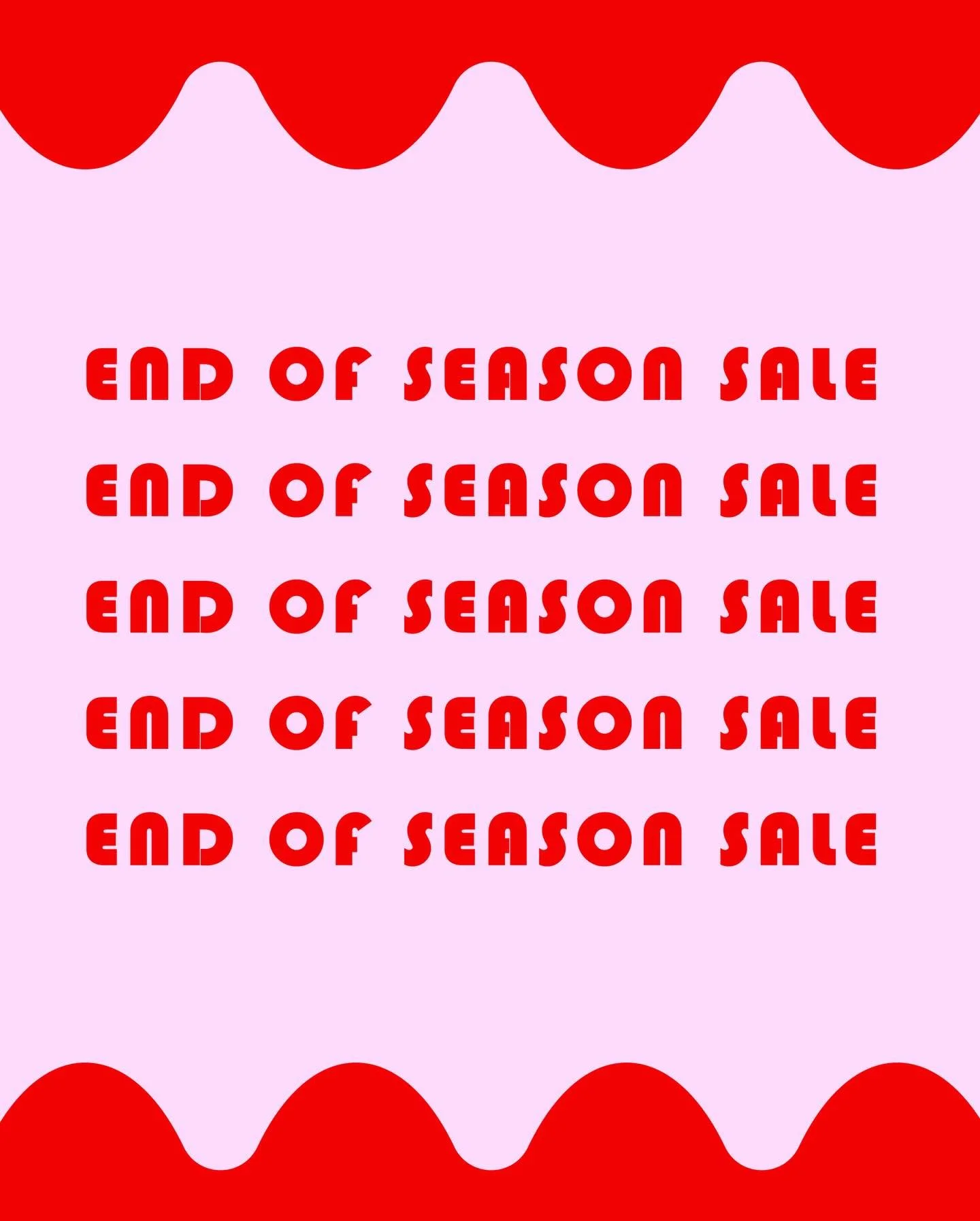 Save the dates for our&nbsp;𝗘𝗻𝗱 𝗼𝗳 𝗦𝗲𝗮𝘀𝗼𝗻 𝗦𝗮𝗹𝗲! Our vendors are clearing out their inventory with special discounts throughout the shop.

𝗪𝗛𝗘𝗡&nbsp;
January 10-18

Monday-Thursday 11am-7pm
Friday-Saturday 10am-8pm
Sunday 12-6pm

𝗪