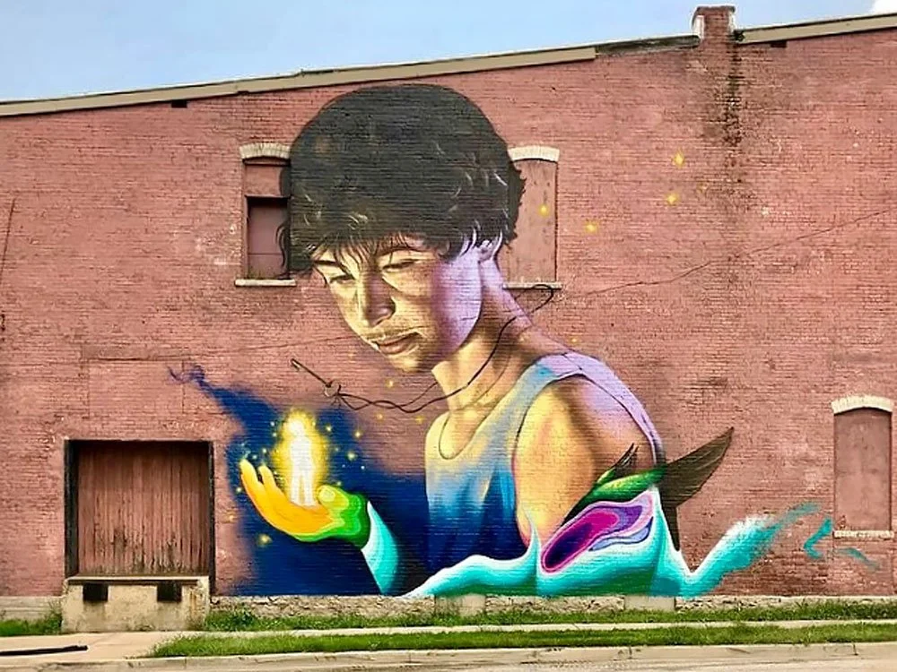 Firefly mural by Max Sansing at Wabash Walls Lafayette Indiana.jpg