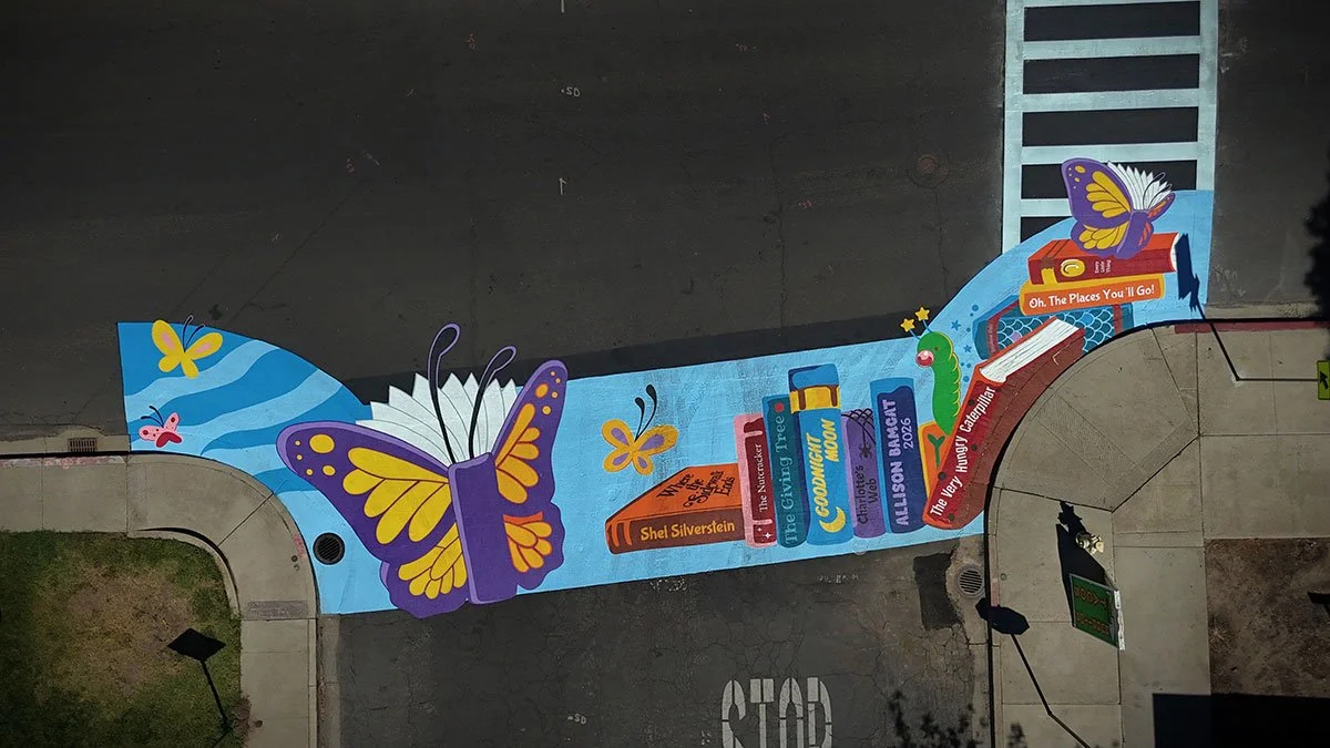 Manteca-Library-Crosswalk-by-Talking-Walls---Birds-Eye-View-Birds-and-Butterfly.jpg