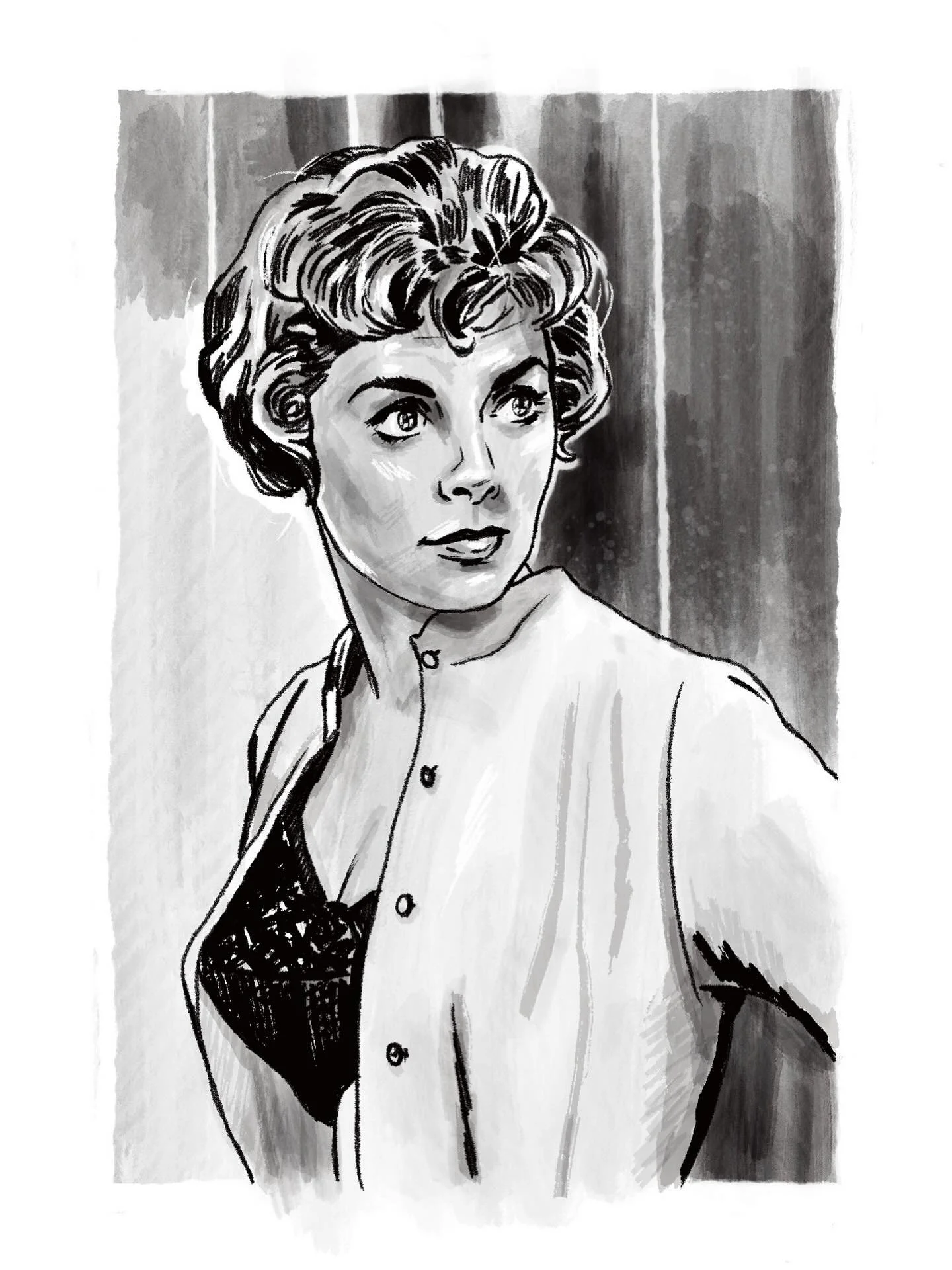07 / Psycho
.
.
.
#womeninhorror #inktober #inktober2025 #psycho #janetleigh #alfredhitchcock