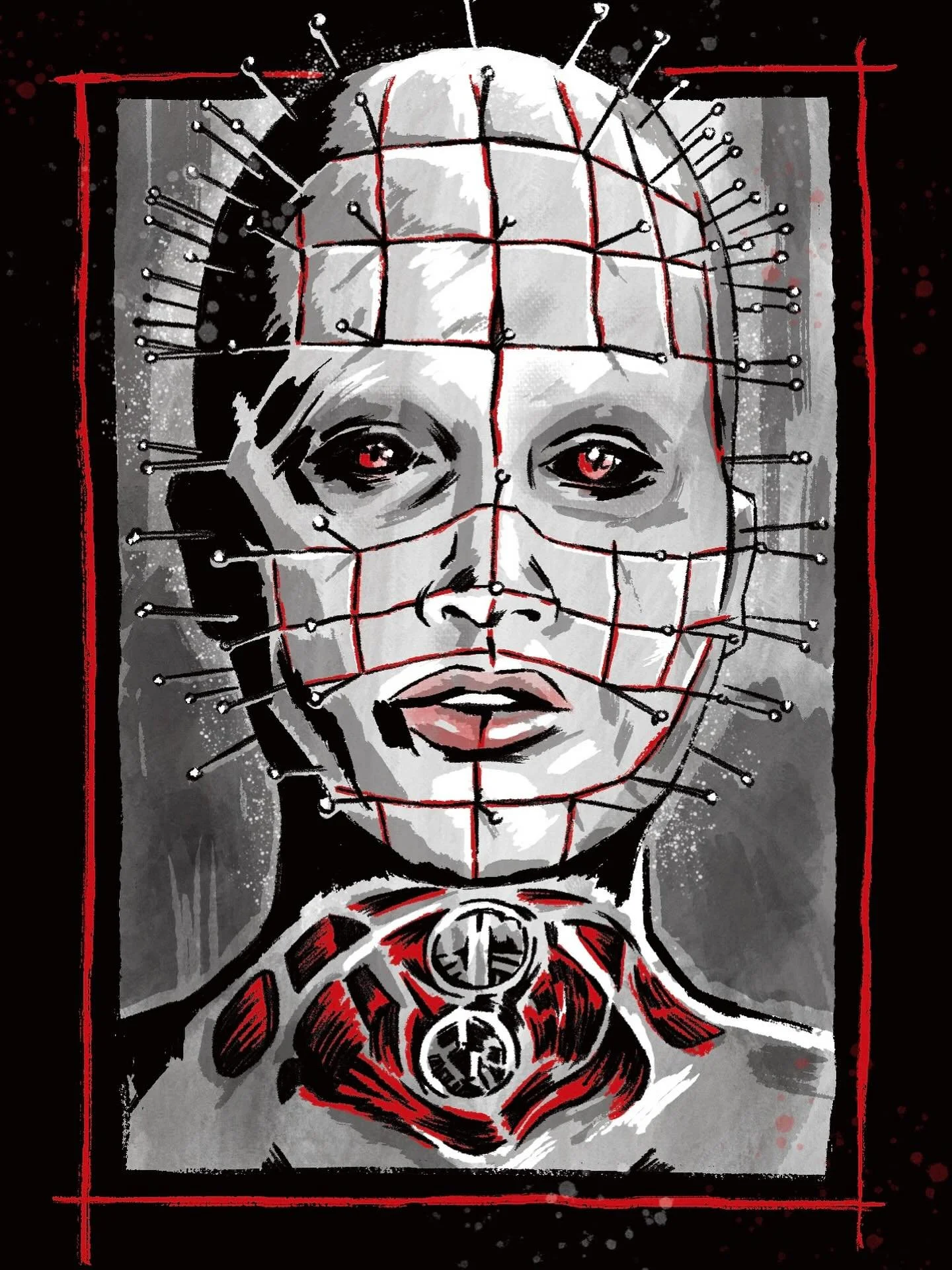 14 / Hellraiser (2022)
.
.
.
#womeninhorror #inktober #inktober2025 #hellraiser #jamieclayton #clivebarker