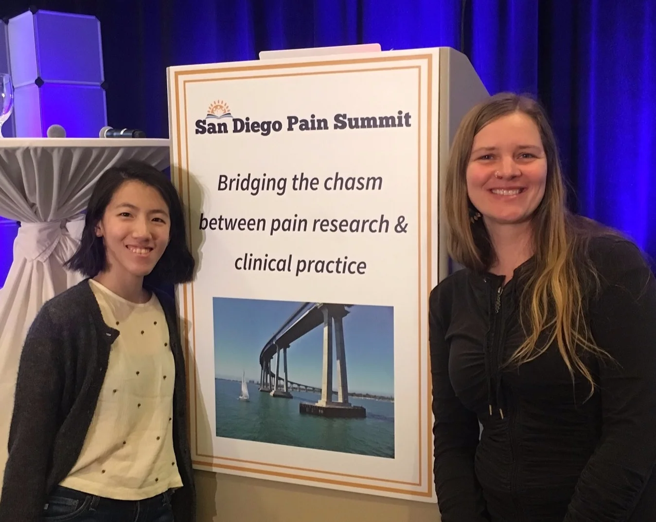 Wendy and Jenn at the San Diego Pain Summit