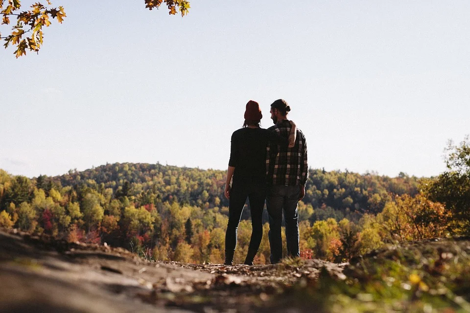 couple hiking