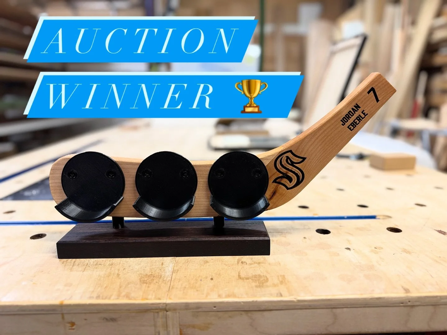 From tree π³ → to sawmill → to handcrafted display πβ¨
This batch of Hat Trick Holders started as a Maple tree right here on our property. After milling, jointing, planing, and plenty of handwork, the boards become the blade and base of ea