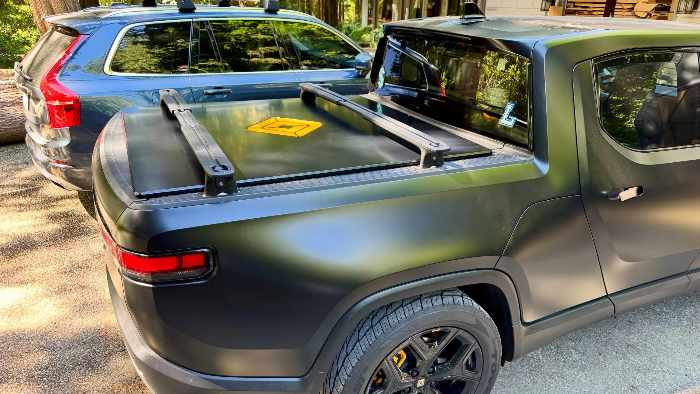 The work truck needed a work-truck solution.

With more client projects, I needed a way to haul tools and equipment while keeping everything dry-ish, secure, and ready to roll. So instead of buying something that almost worked, I built a custom tonne