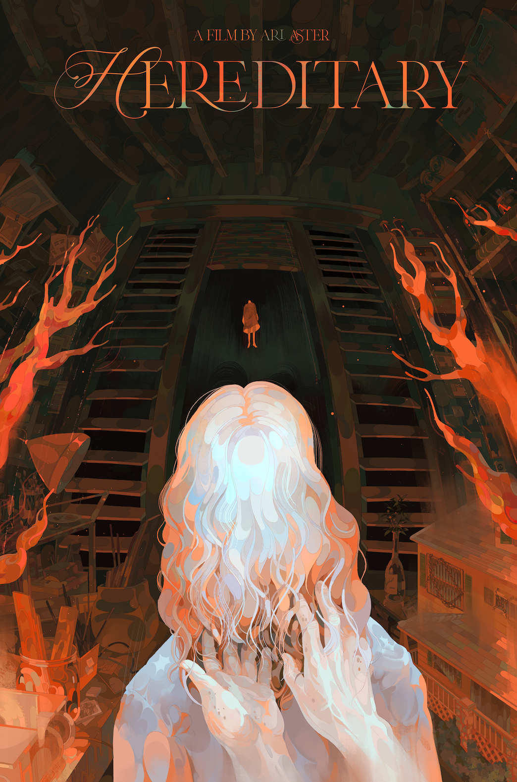   Private Commission, 2023   An alternative poster to the film Hereditary 