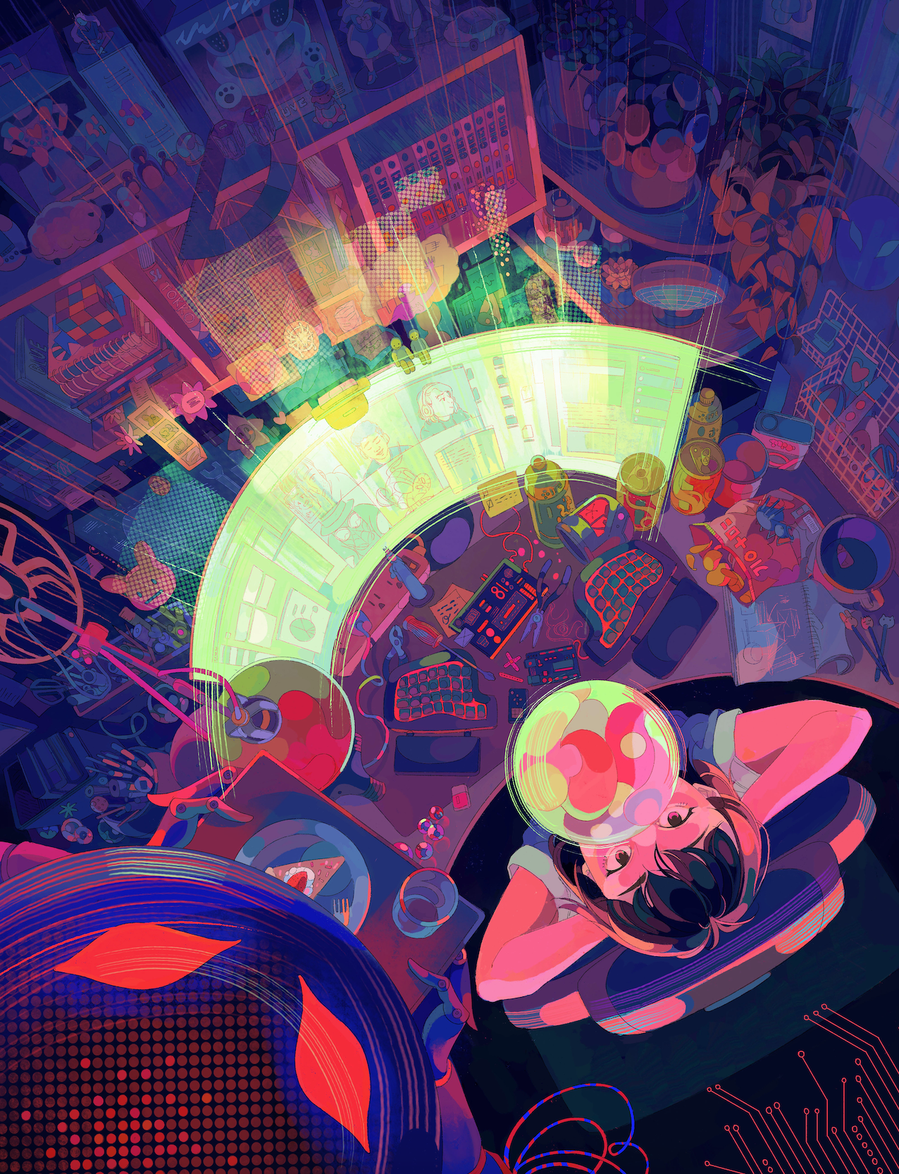   Earth-14512, Gallery Nucleus, 2023   For the official Across the Spiderverse show 