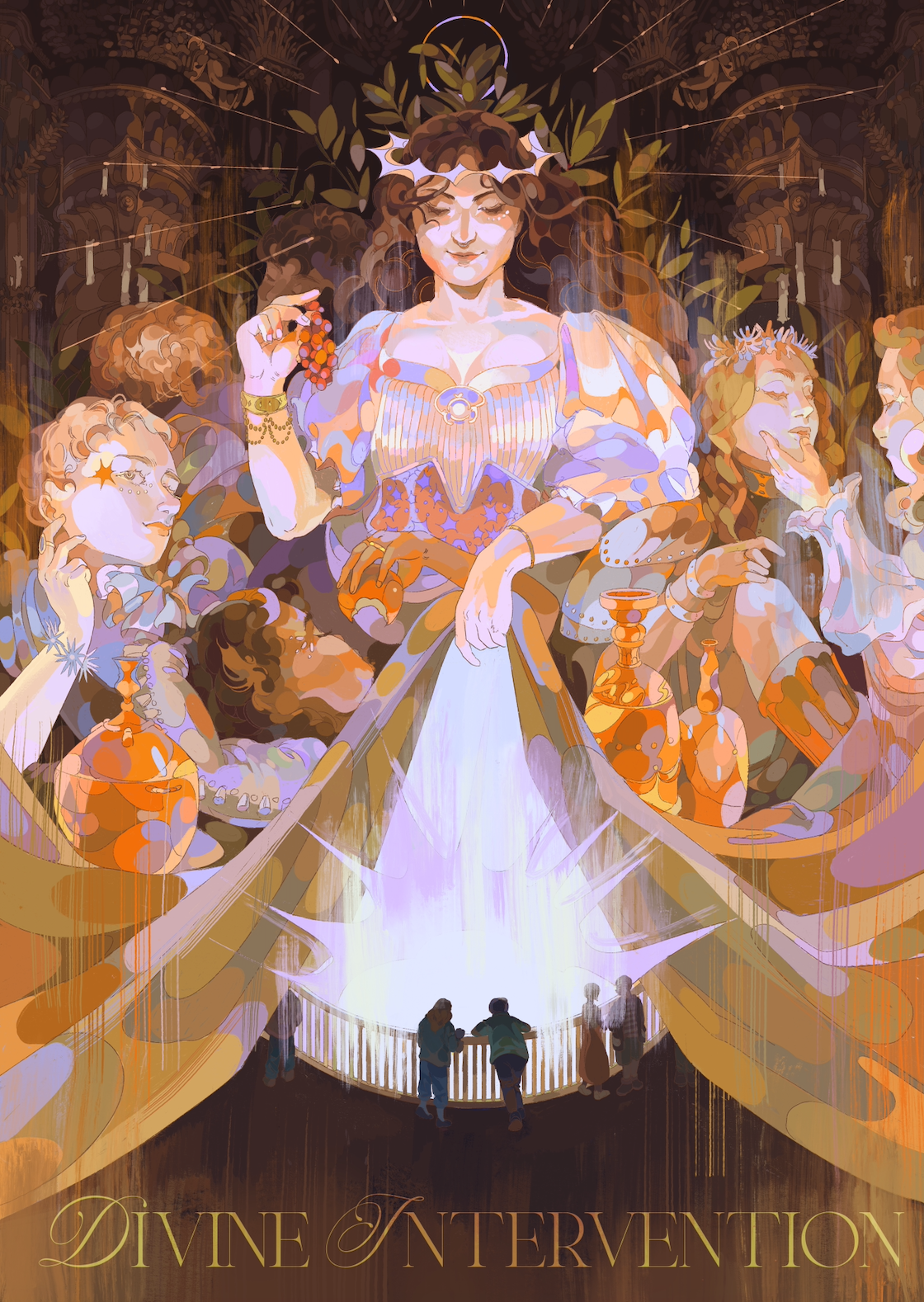   DIVINE INTERVENTION, 2024   Poster for Ravenna Tran’s short film 