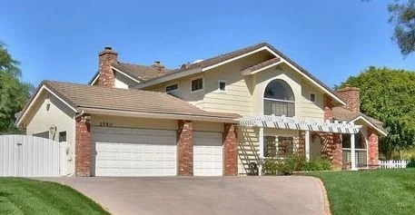 Front of existing home prior to remodel