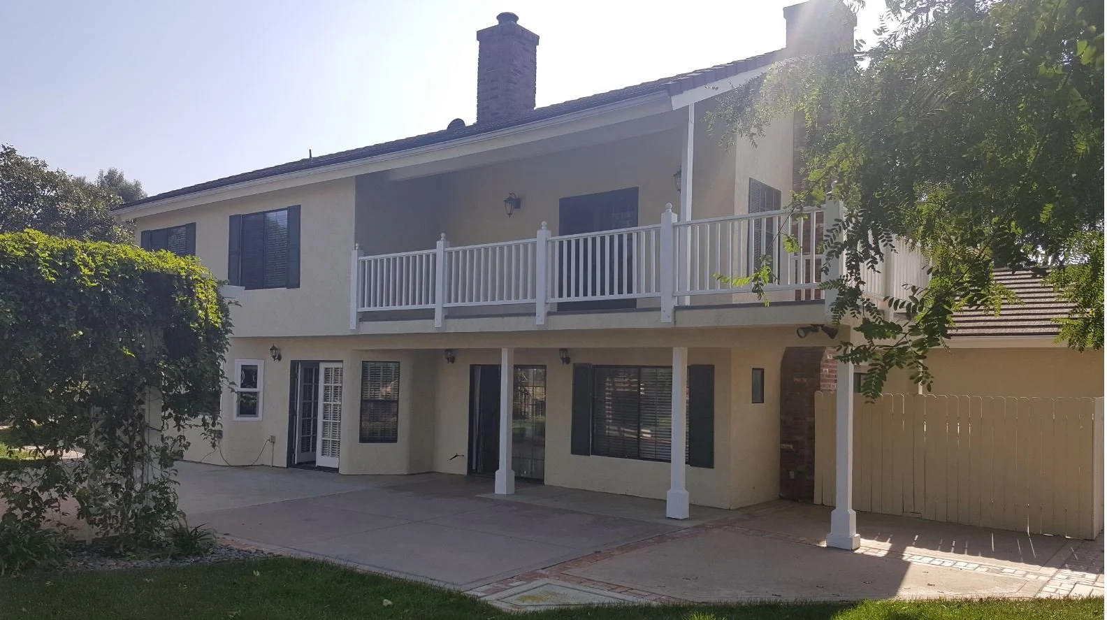  Rear of existing home prior to remodel 