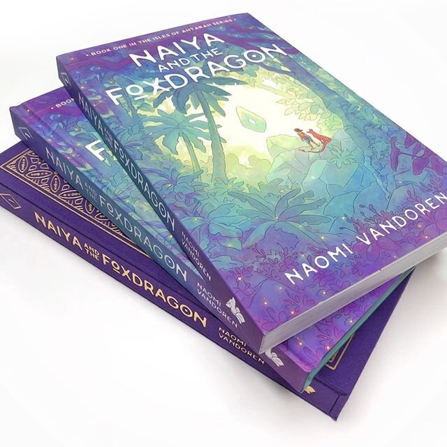 I am beyond excited to share that the advanced copies of &quot;Naiya and the Foxdragon&quot; arrived just in time for my birthday today!⁠⠀
⁠⠀
Want to see inside? Head to my stories today to see a flip through.⁠⠀
⁠⠀
Want a copy? Link in bio!⁠⠀
⁠⠀
⁠⠀
#