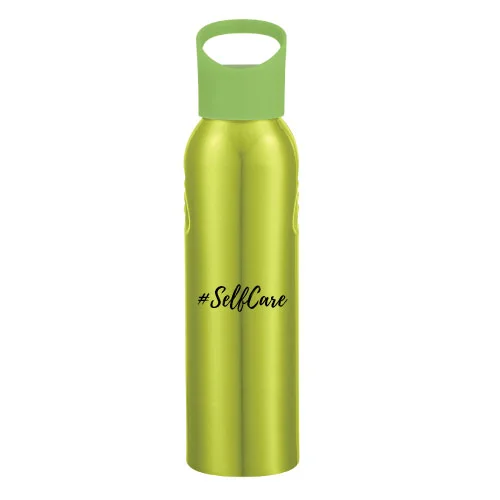 #SelfCare Angle Up Aluminum Sport Bottle - 22 oz.