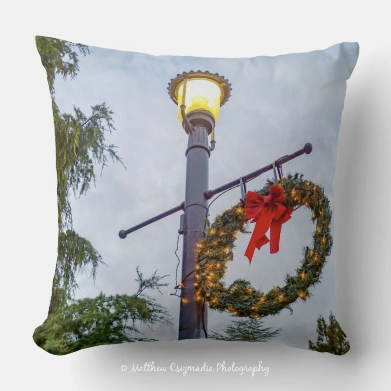 BelmarChristmasWreathLamppostThrowPillowWM.jpg