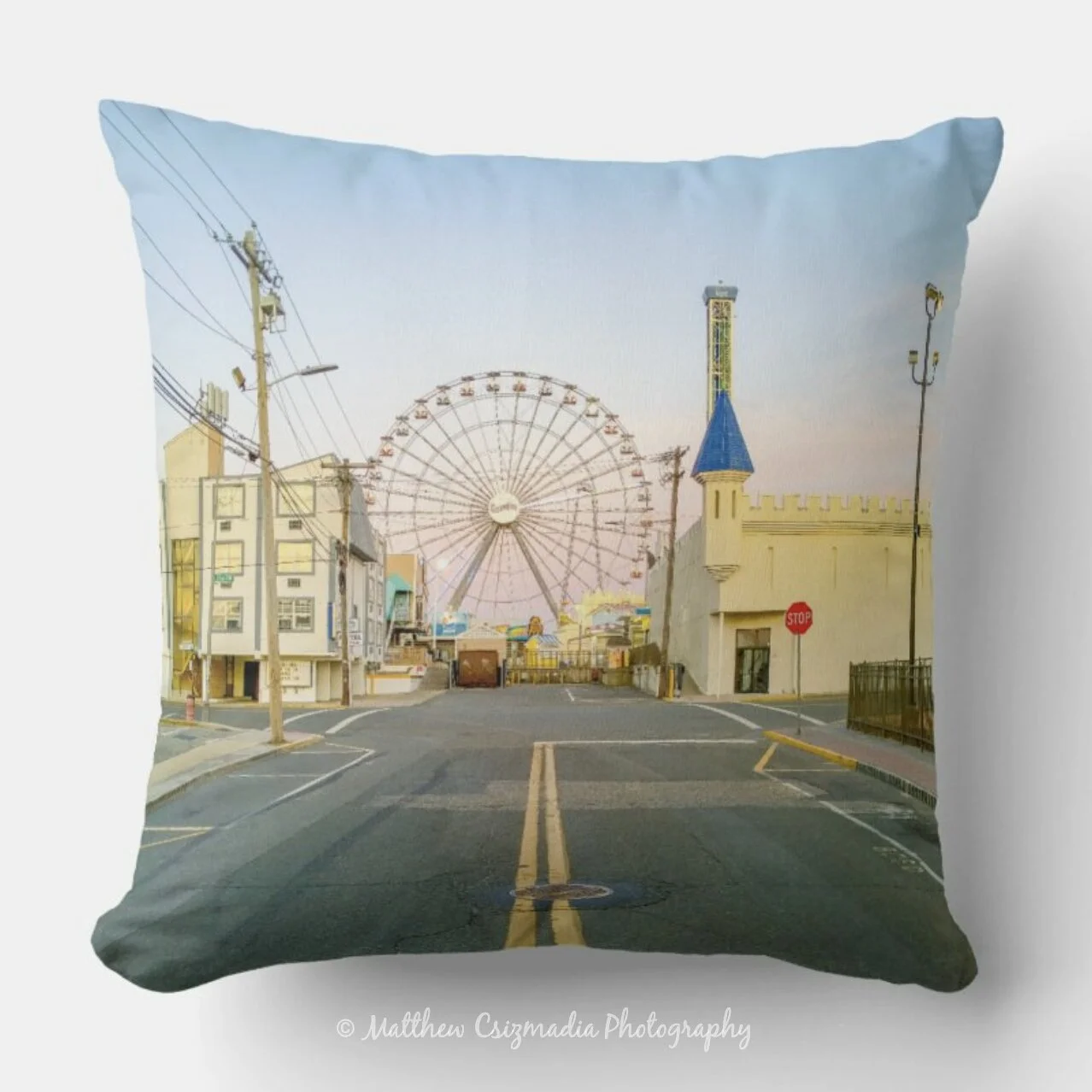 BeforeTheseCrowdedStreetsSeasideHeightsFerrisWheelThrowPillowWM.jpg