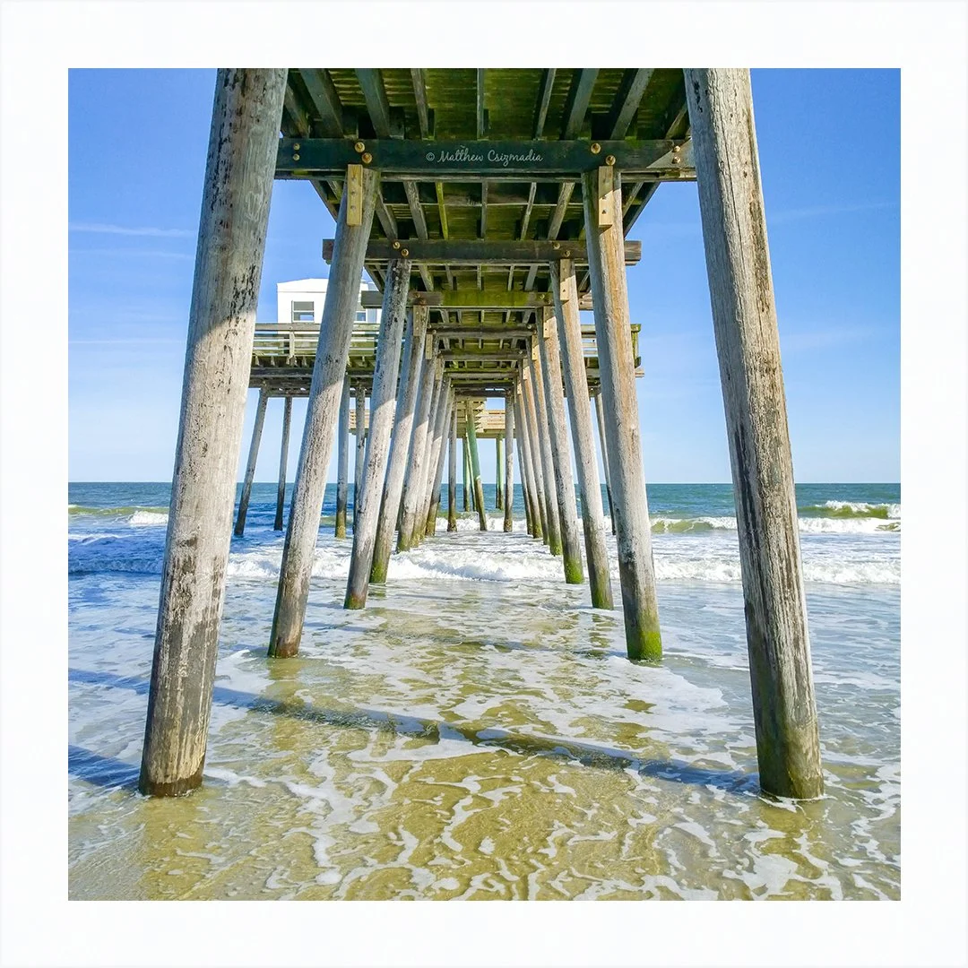 Underneath the Ocean City Fishing Pier