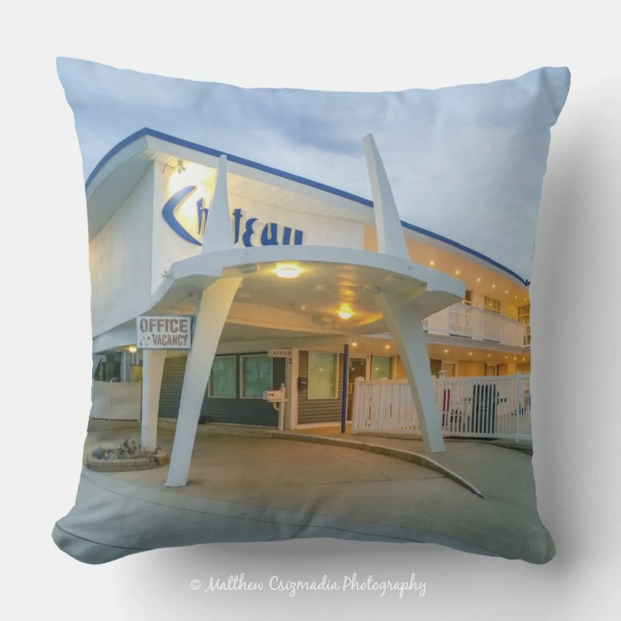 CheckingIntoChateauBleuThrowPillowWM.jpg