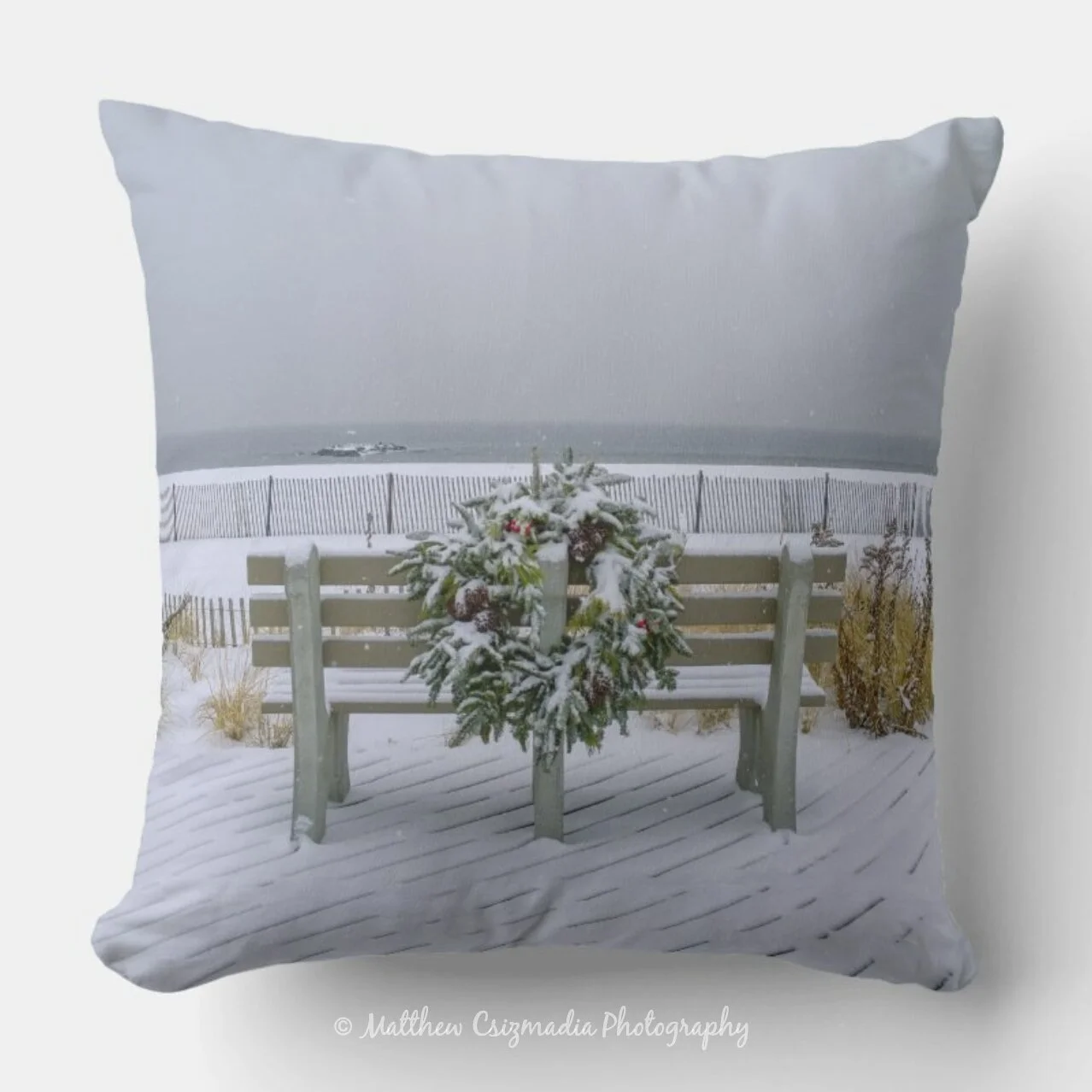 BelmarChristmasSnowBenchThrowPIllowWM.jpg