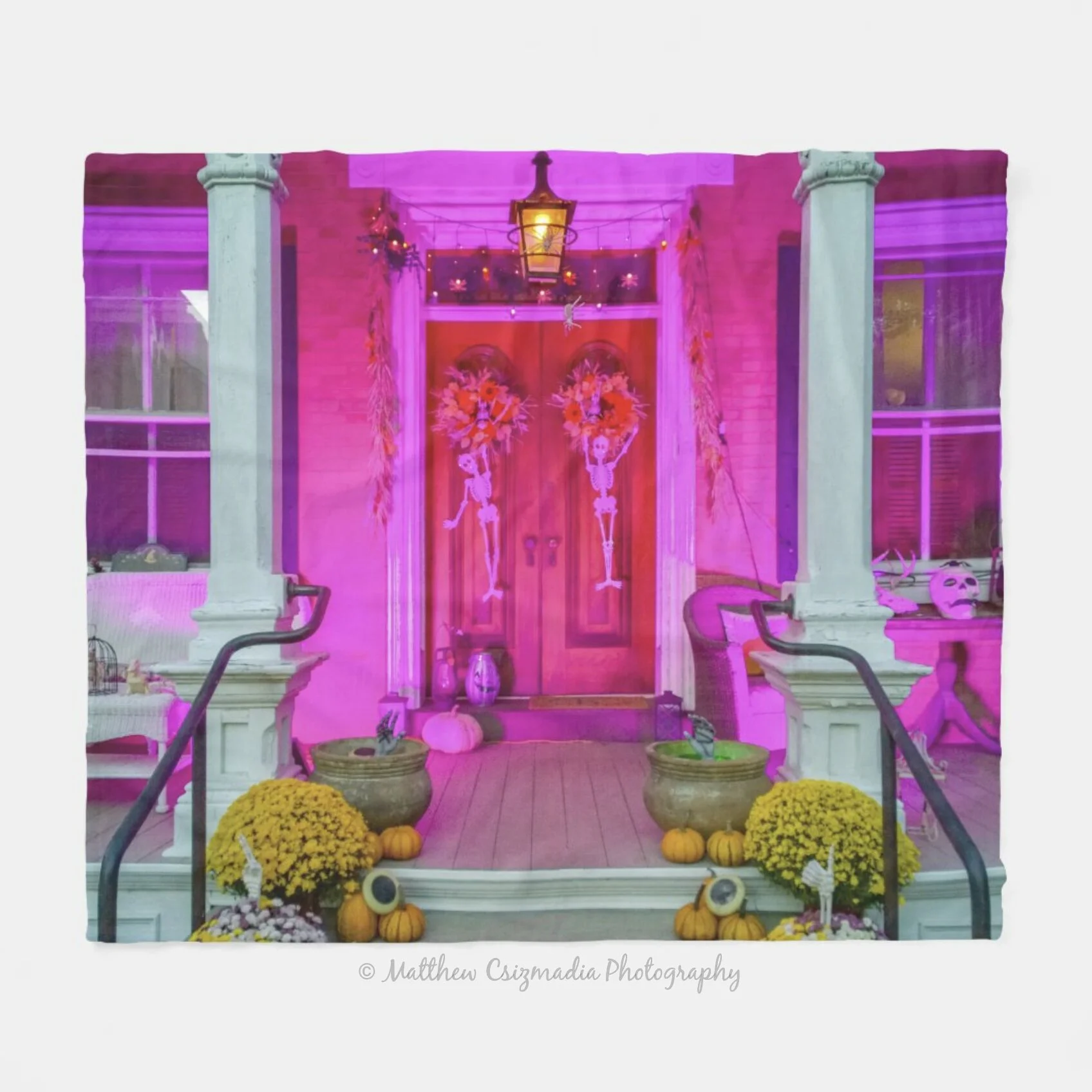 HauntedMansionPurpleLightsBordentownCityFleeceBlanketWM.jpg