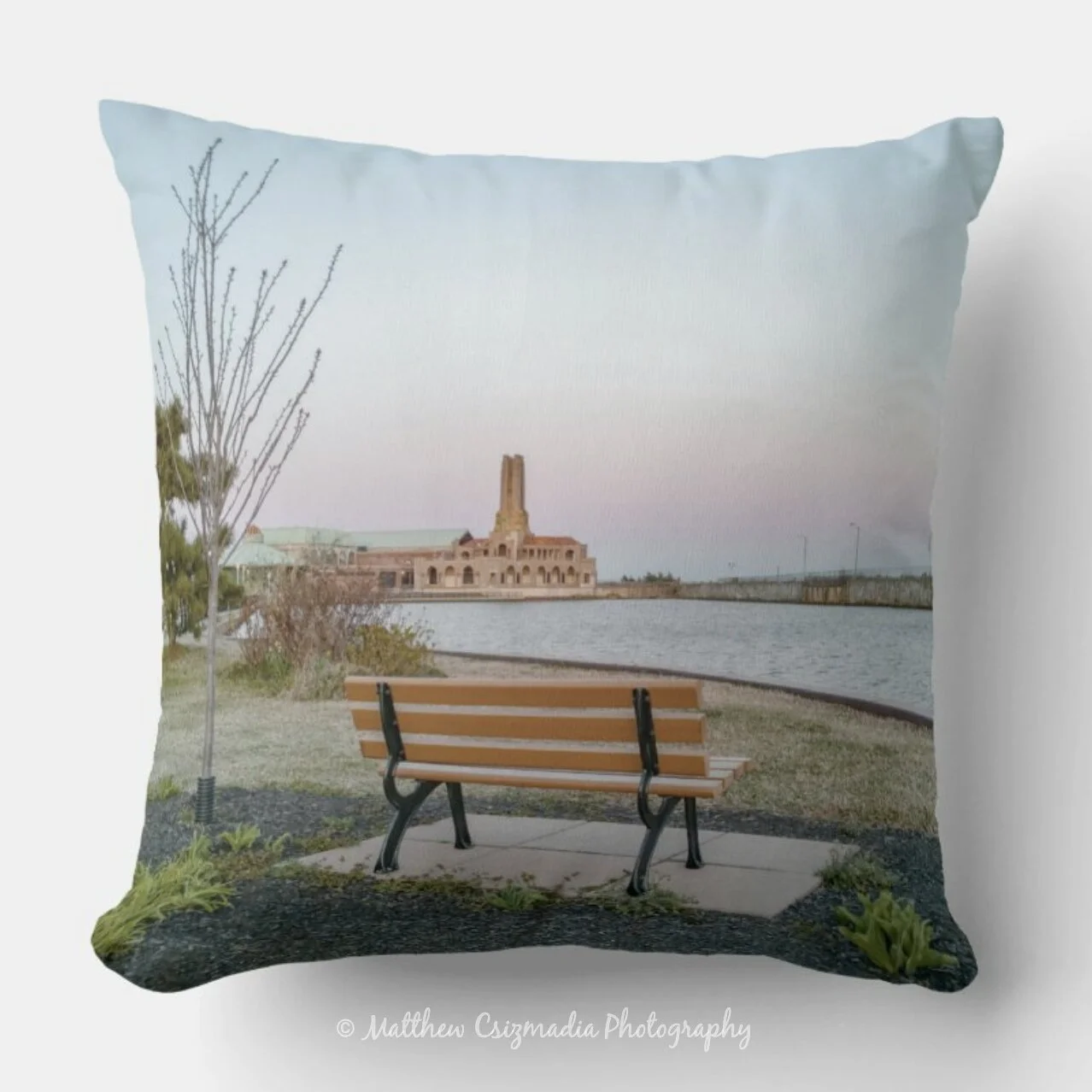 AsburyParkWesleyLakeBenchThrowPillowWM.jpg